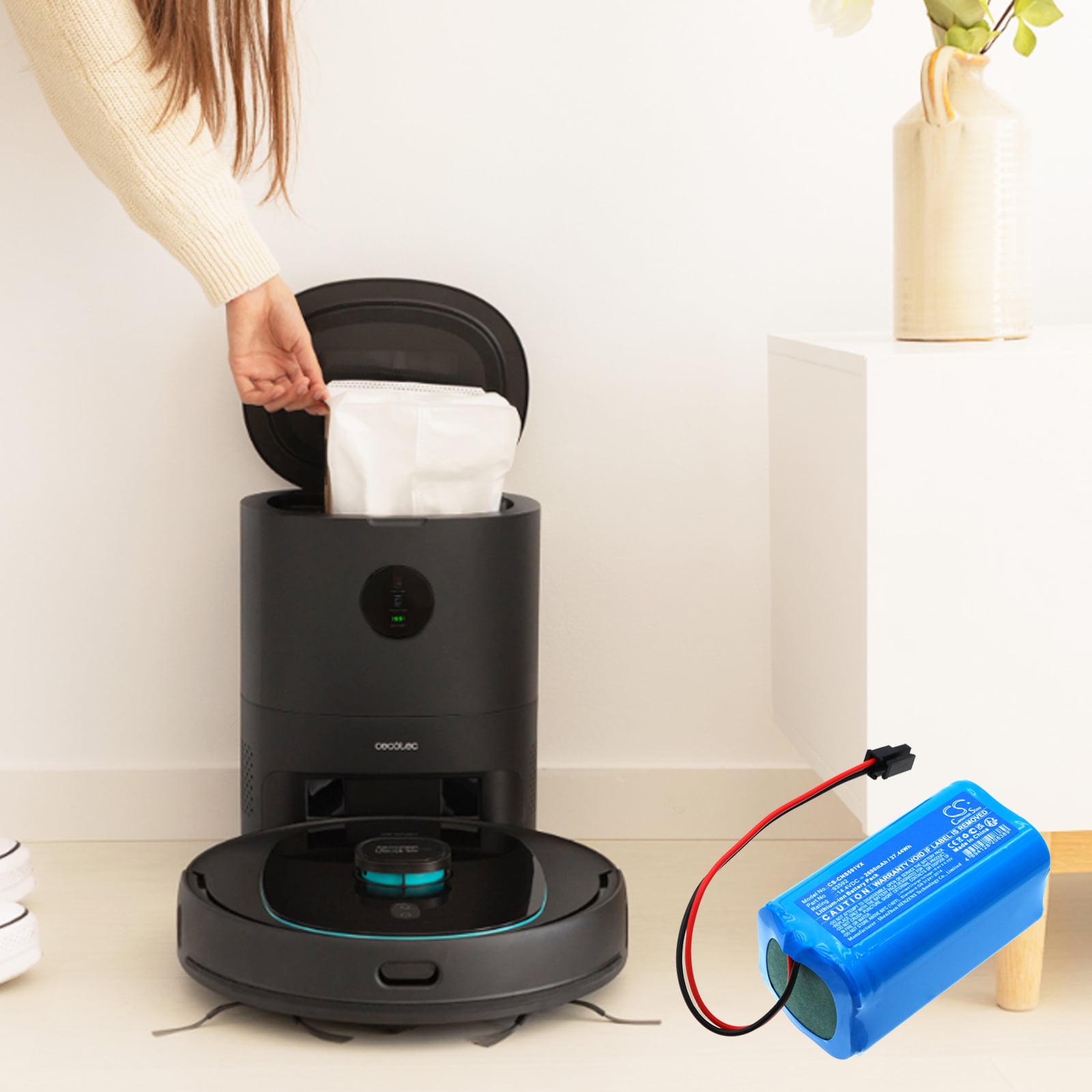 Batteri for støvsuger til CECOTEC Conga 5290 Ultra Home