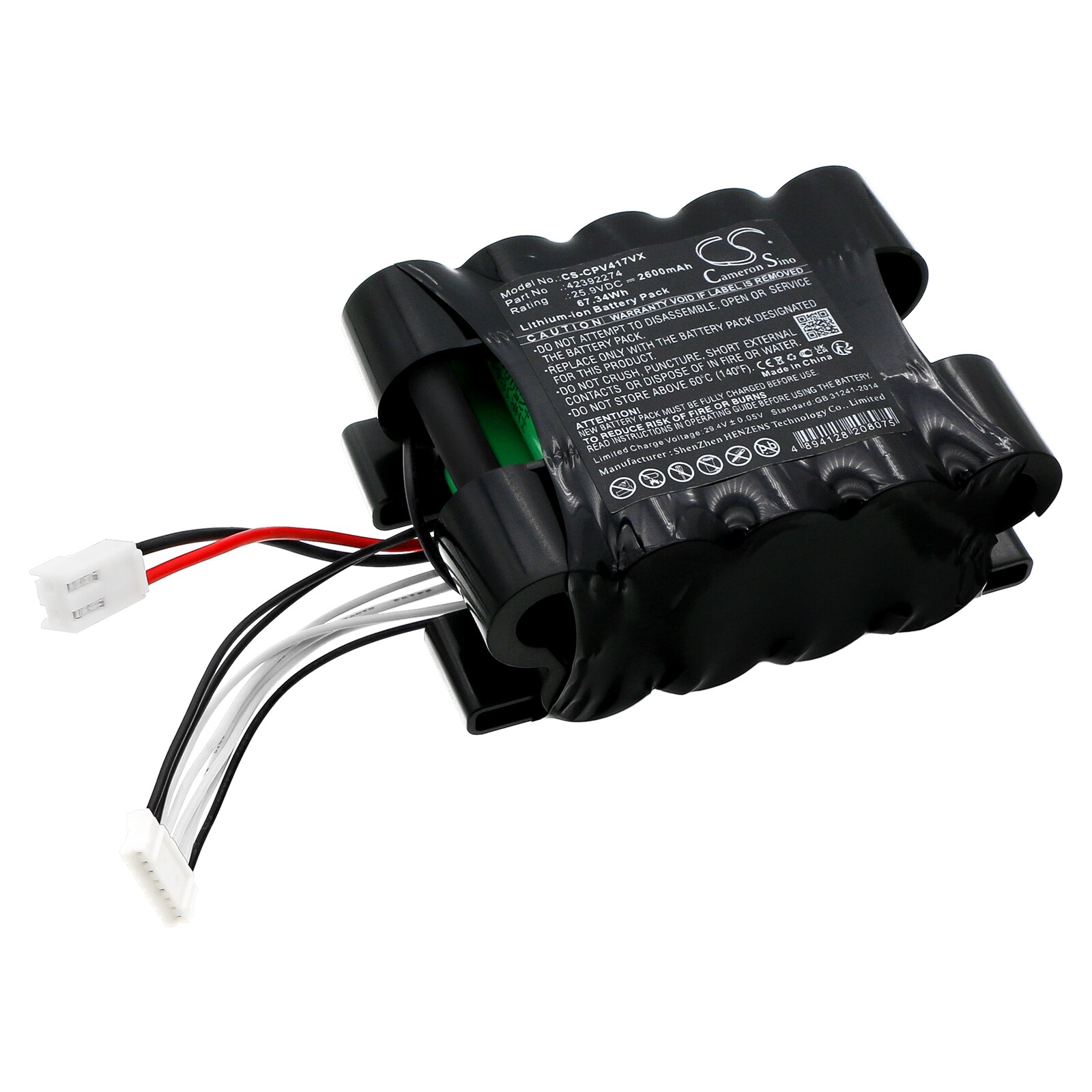 Batteri for støvsuger til Concept VP4170, VP4170 Real Force