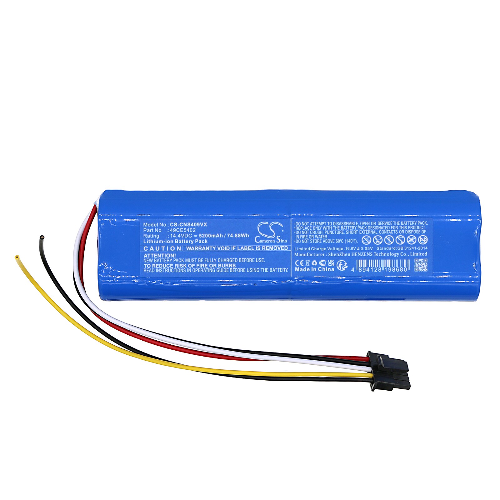Batteri for vakuum til CECOTEC Conga 4090, Conga 4490, Conga 4690 osv.