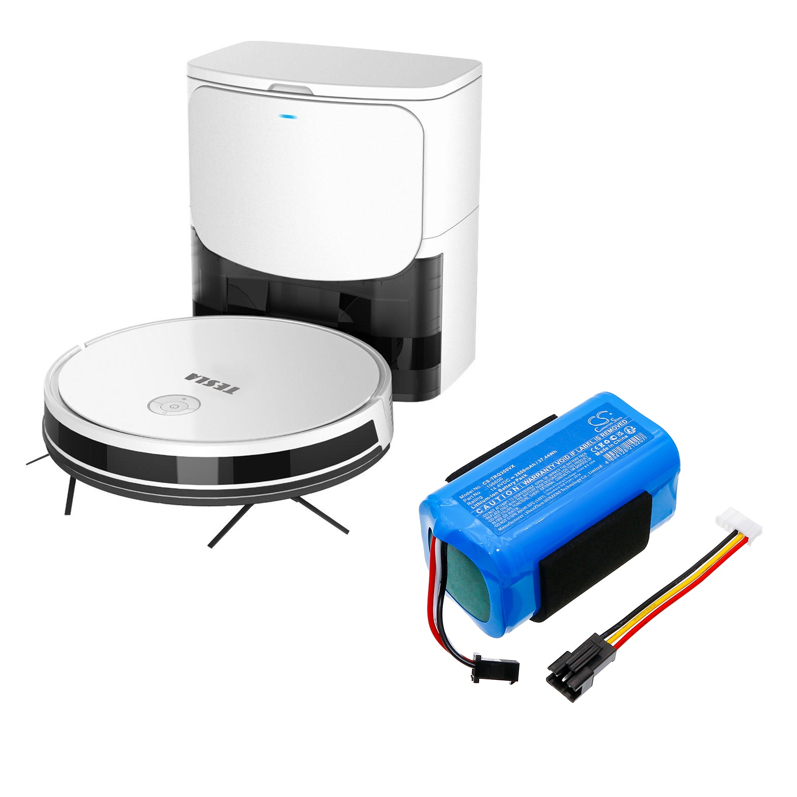 Batteri for vakuum til Tesla iQ700, RoboStar iQ700, iQ400 osv.