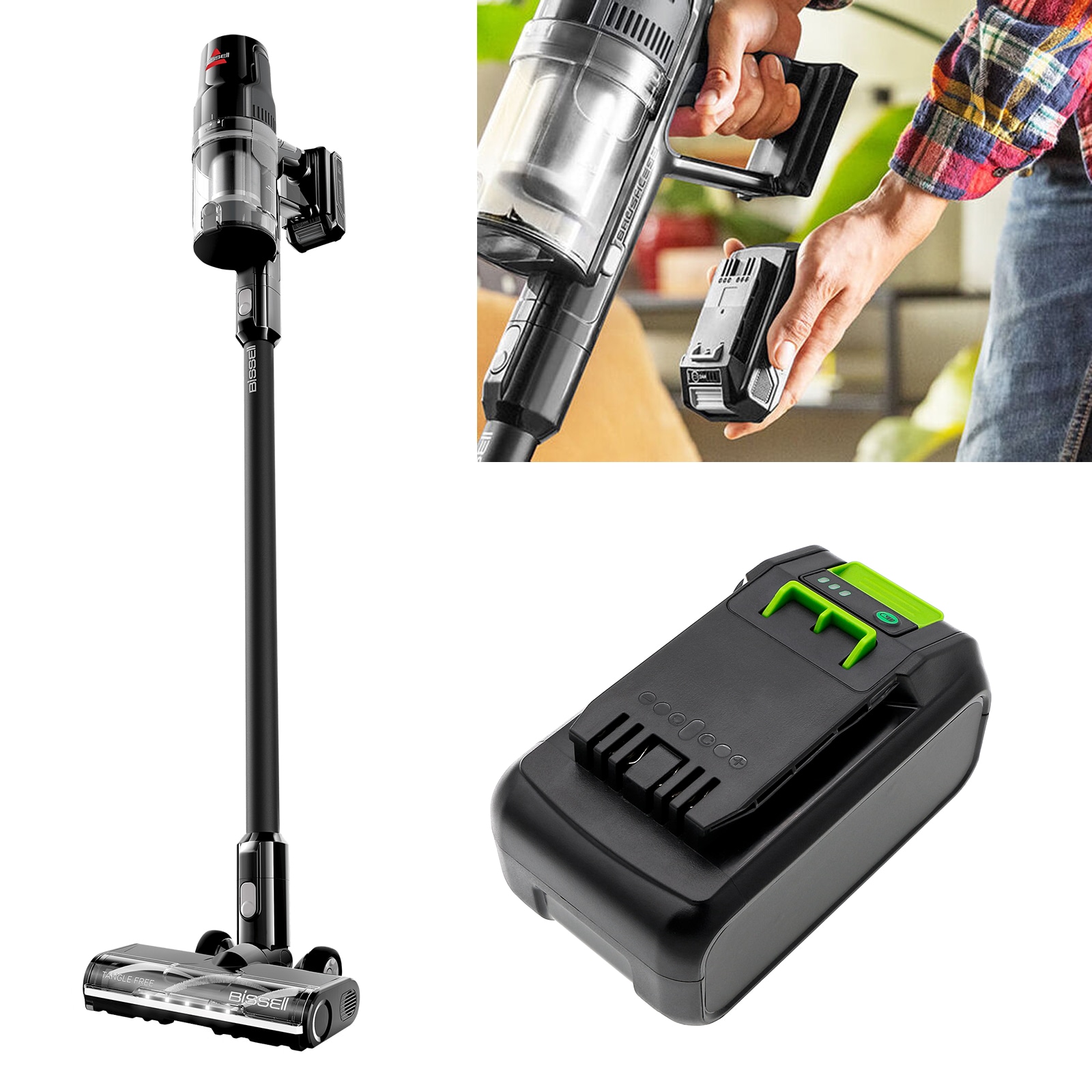 Batteri for støvsuger til Bissell 3789, 3797W, 3789U osv.