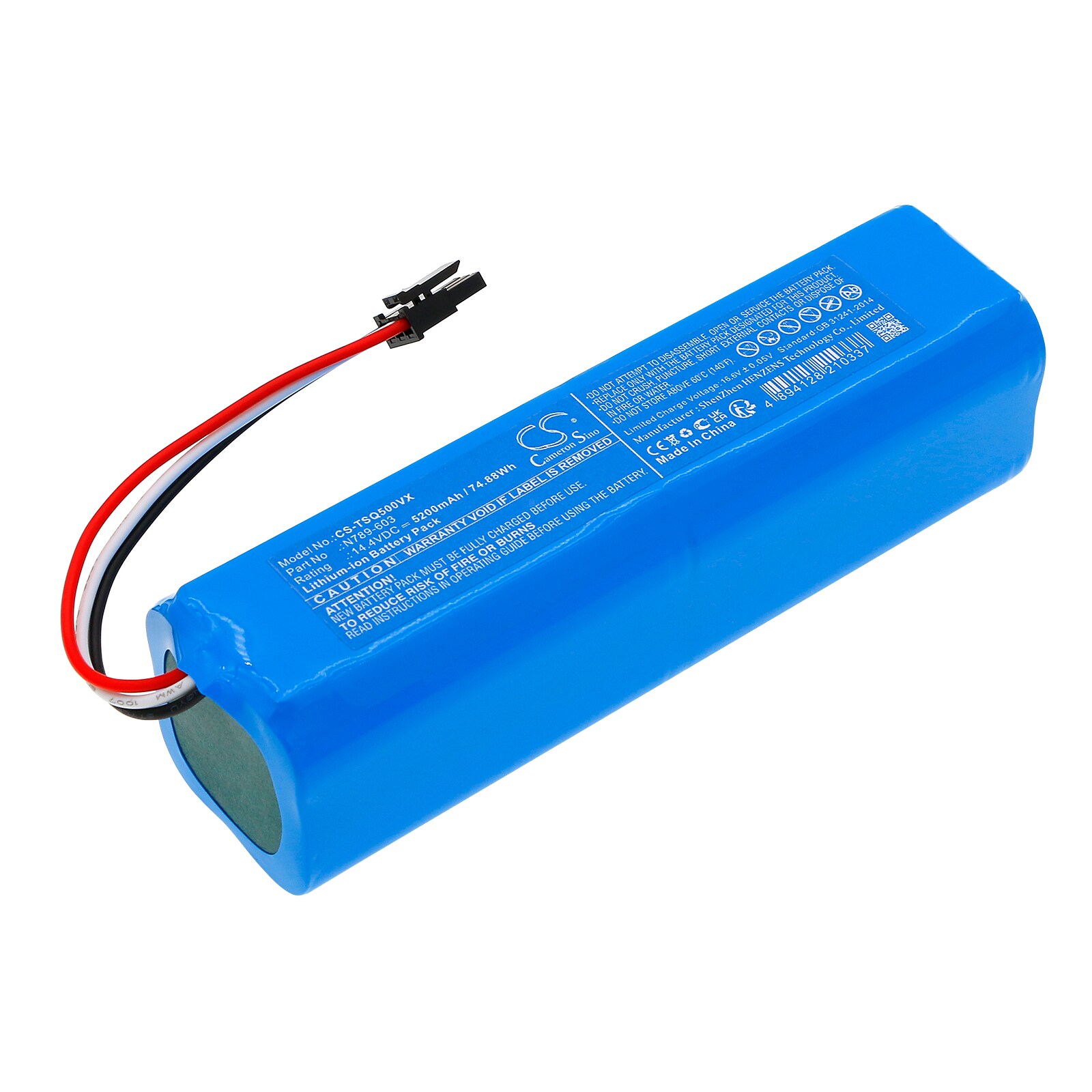 Batteri for støvsuger til Tesla RoboStar iQ600, RoboStar iQ500