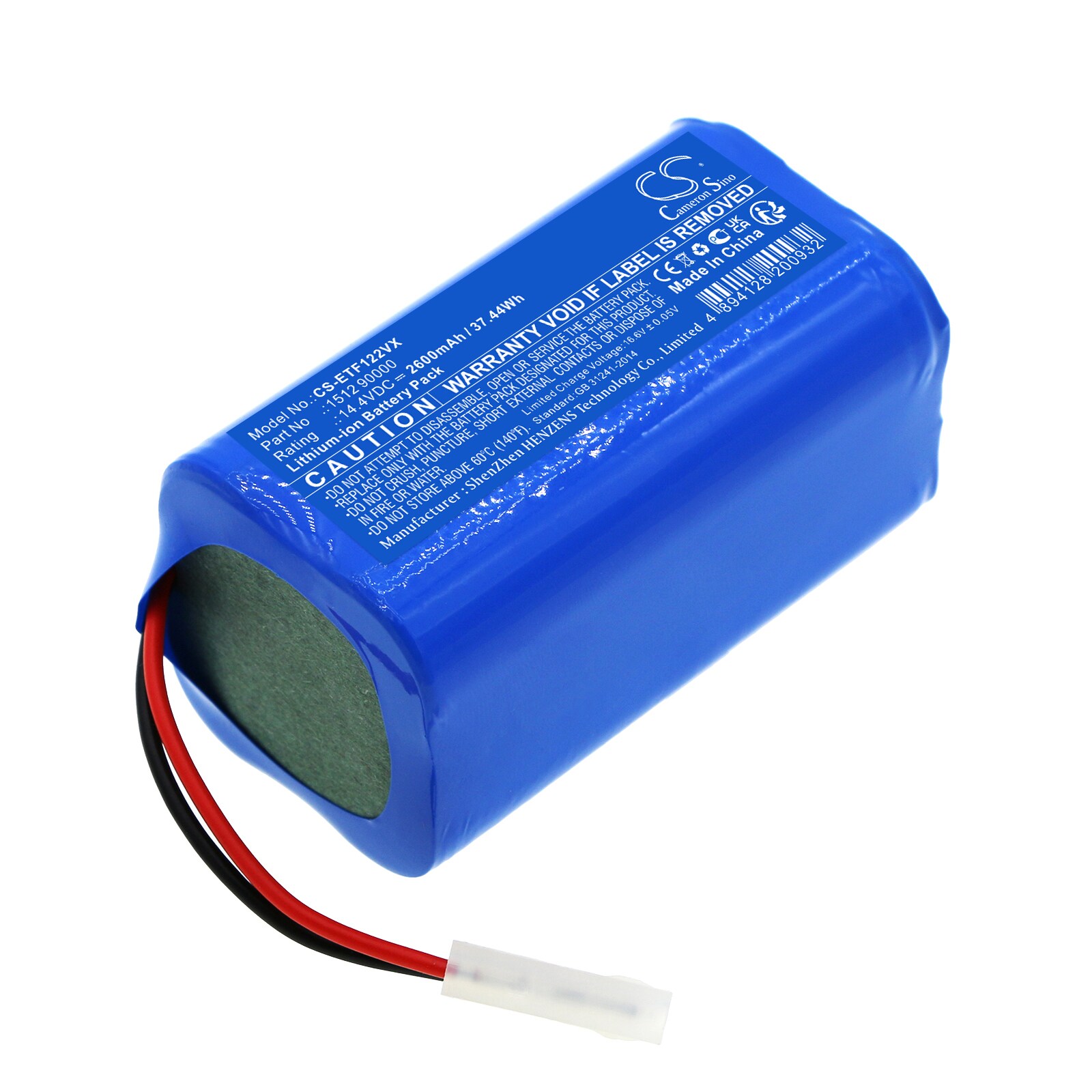 Batteri for vakuum til ETA 1512 Fido, 1226 90000, 1226 Felix osv.