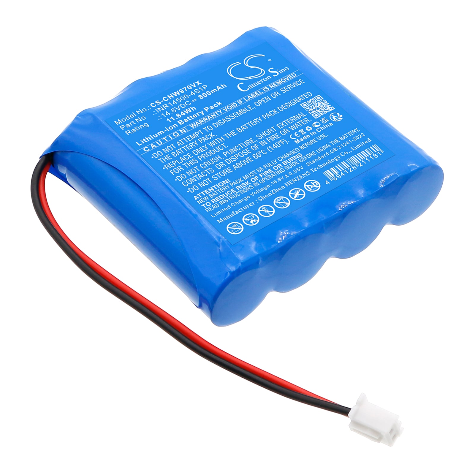 Batteri for støvsuger til CECOTEC Conga WinDroid 970, Conga WinDroid 980