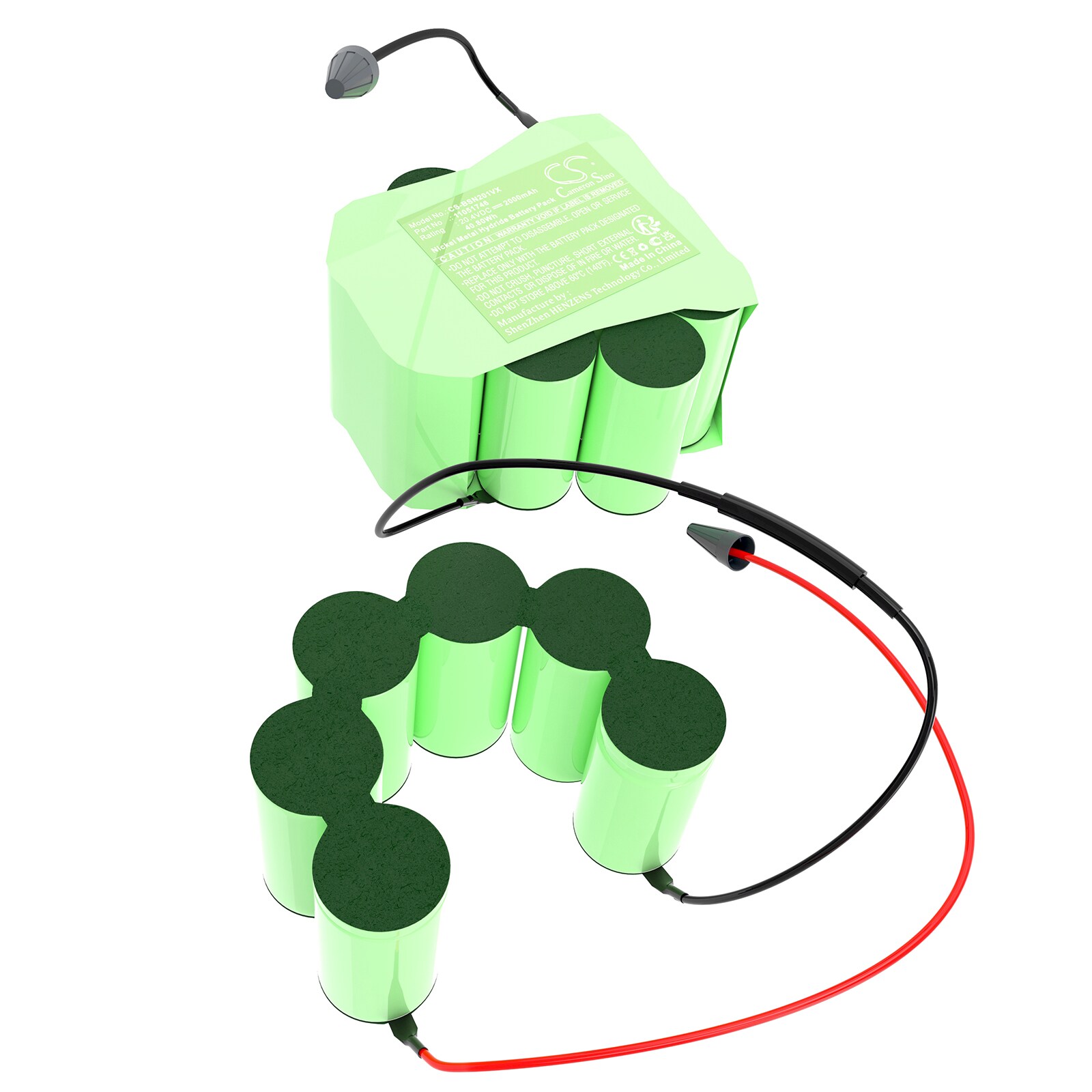 Batteri for vakuum for Bosch BHN20110/01, BHN20110/02, BHN20110/03 og andre.