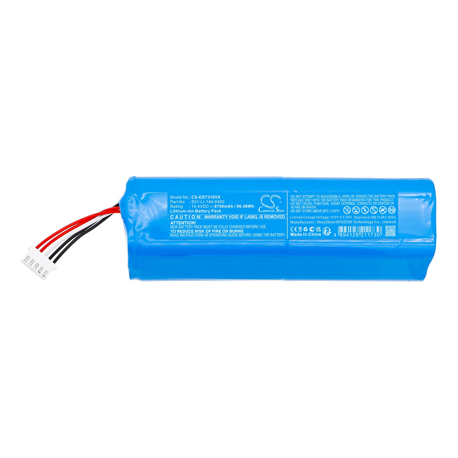 Batteri for støvsuger til Ecovacs DSX39, T30S OMNI, T30S Pro