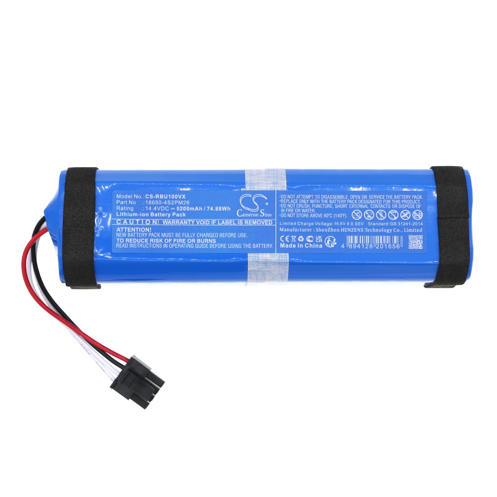 Batteri for støvsuger til Robzone Duoro ULTIMATE-P, Duoro X-Max Profi osv.