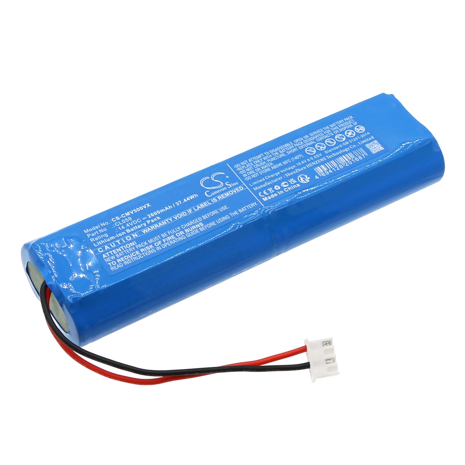 Batteri for støvsuger til CleanMate RV500