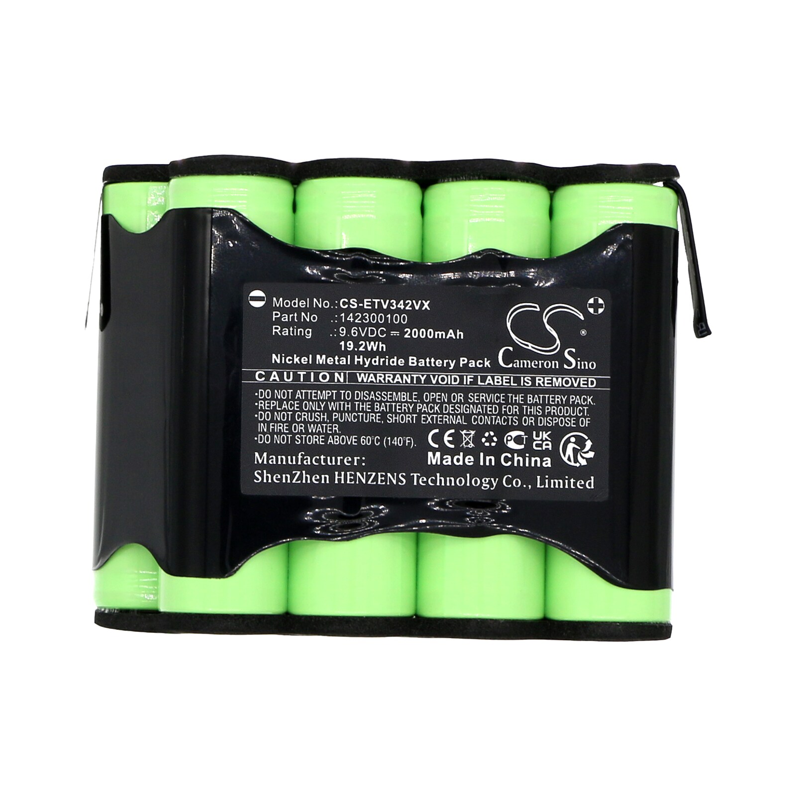 Batteri for vakuum til ETA 1423900000, 1423 Verto II, 1423 900000