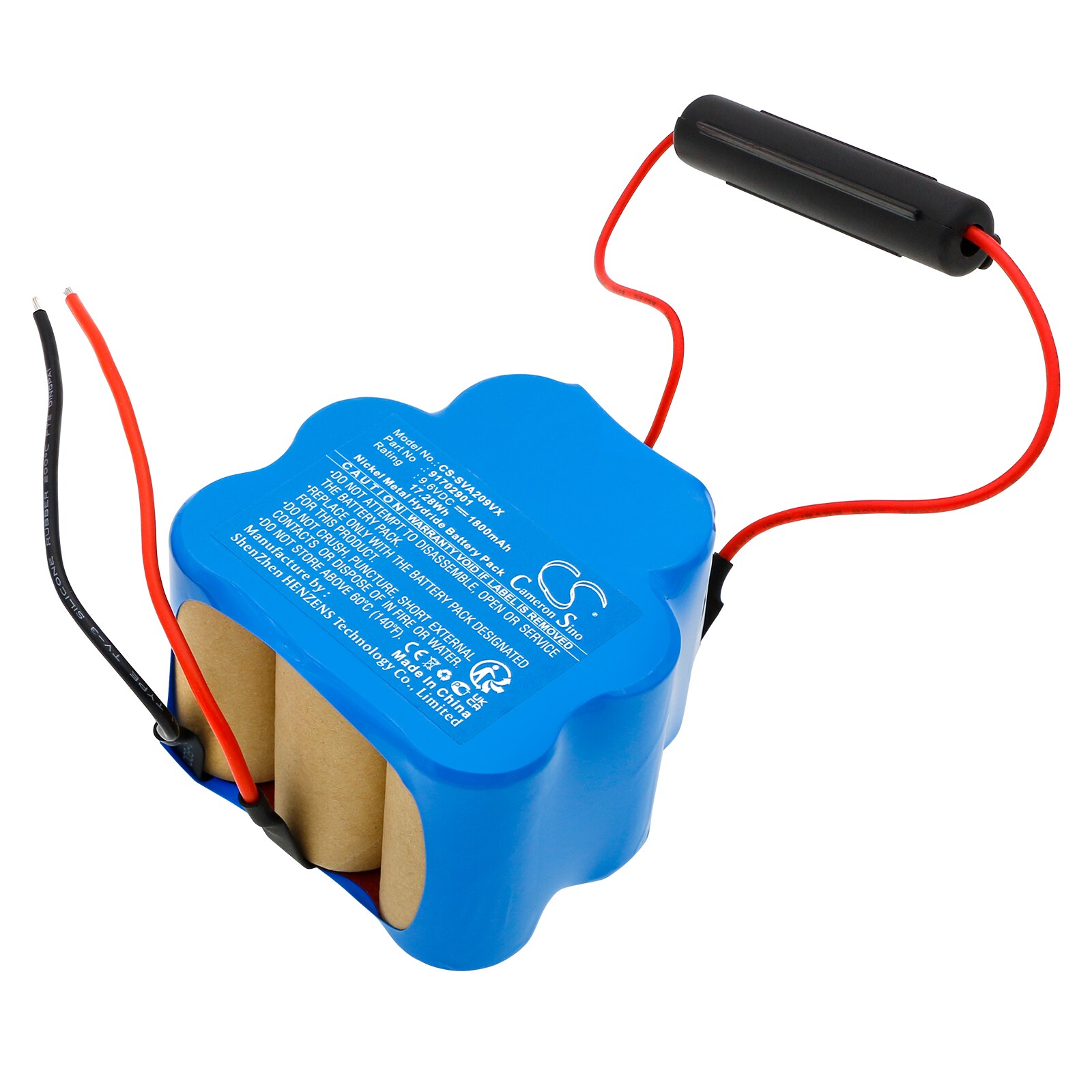 Batteri for vakuum til Siemens VK40B01/03, VXAS020V09