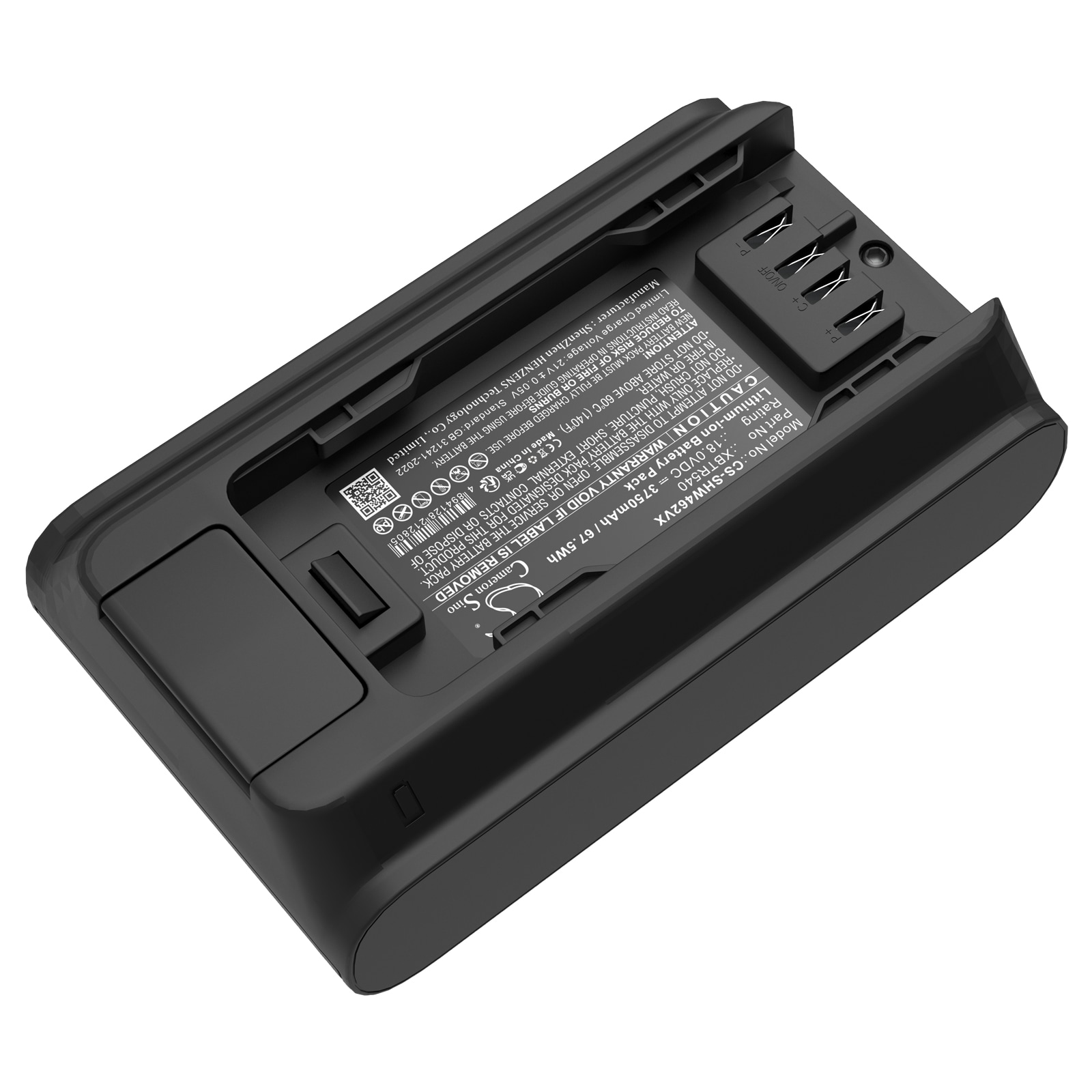 Batteri til støvsuger for Shark IW4624, IW4625