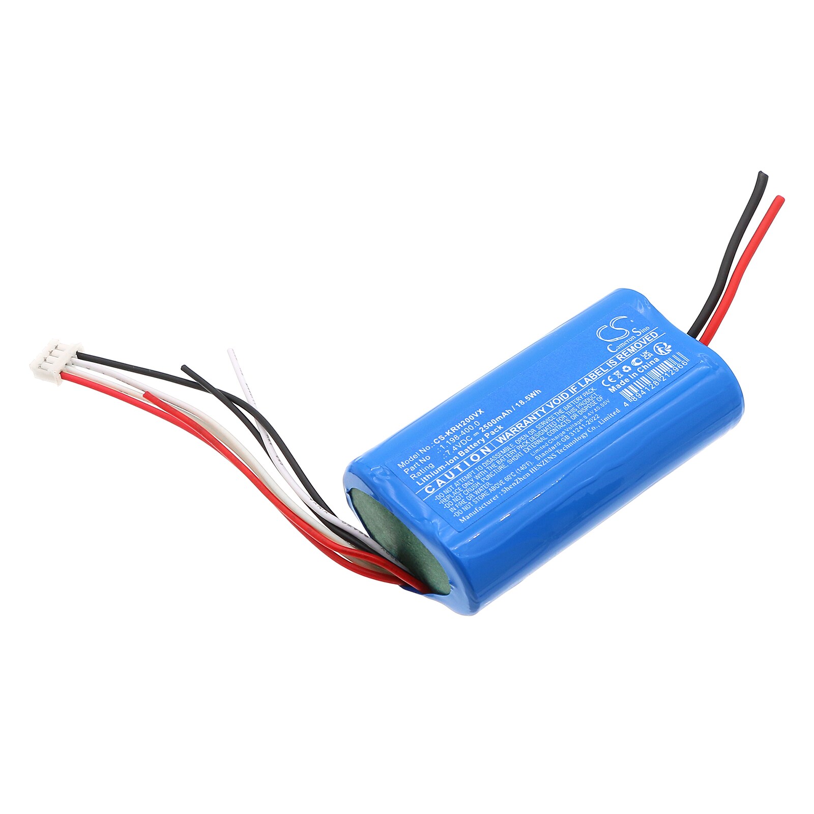 Batteri for støvsuger til Karcher 1.198-400.0, VCH2