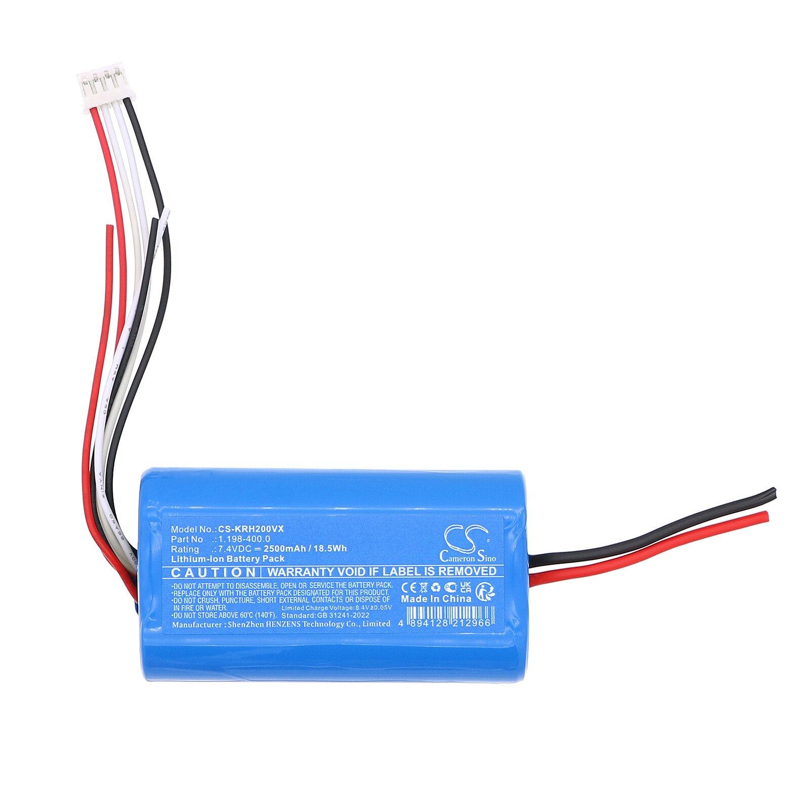 Batteri for støvsuger til Karcher 1.198-400.0, VCH2