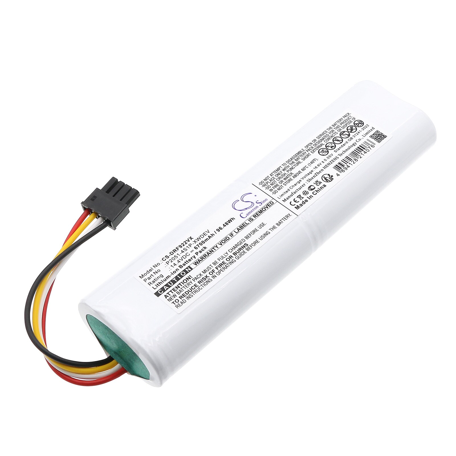 Batteri for støvsuger for Dreame D9 Plus, F9 Pro, RLD11GD etc.