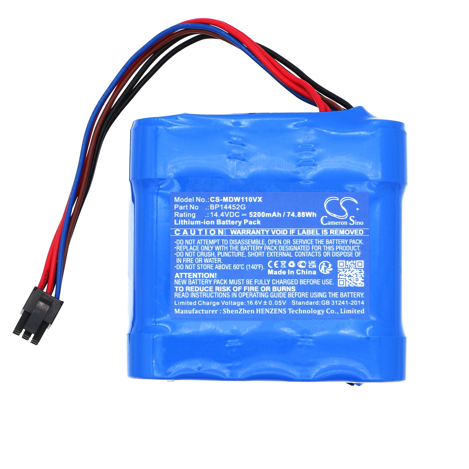 Batteri for Vacuum for Media RM2102, W11 Pro, W11 Plus etc.