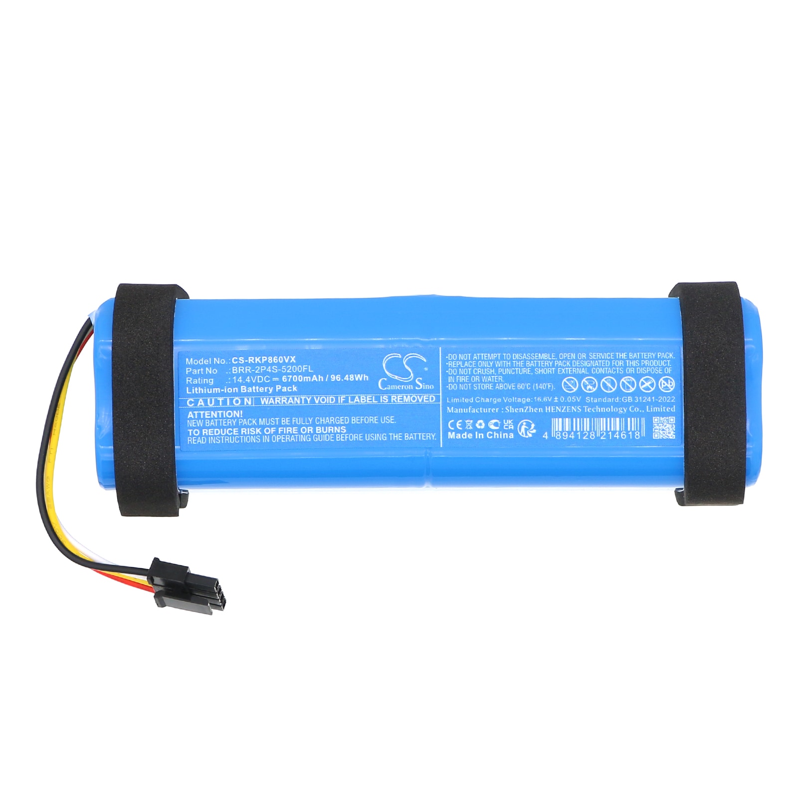 Batteri for vakuum for Roborock A8600RR, P10 Pro, Q5 Pro etc.
