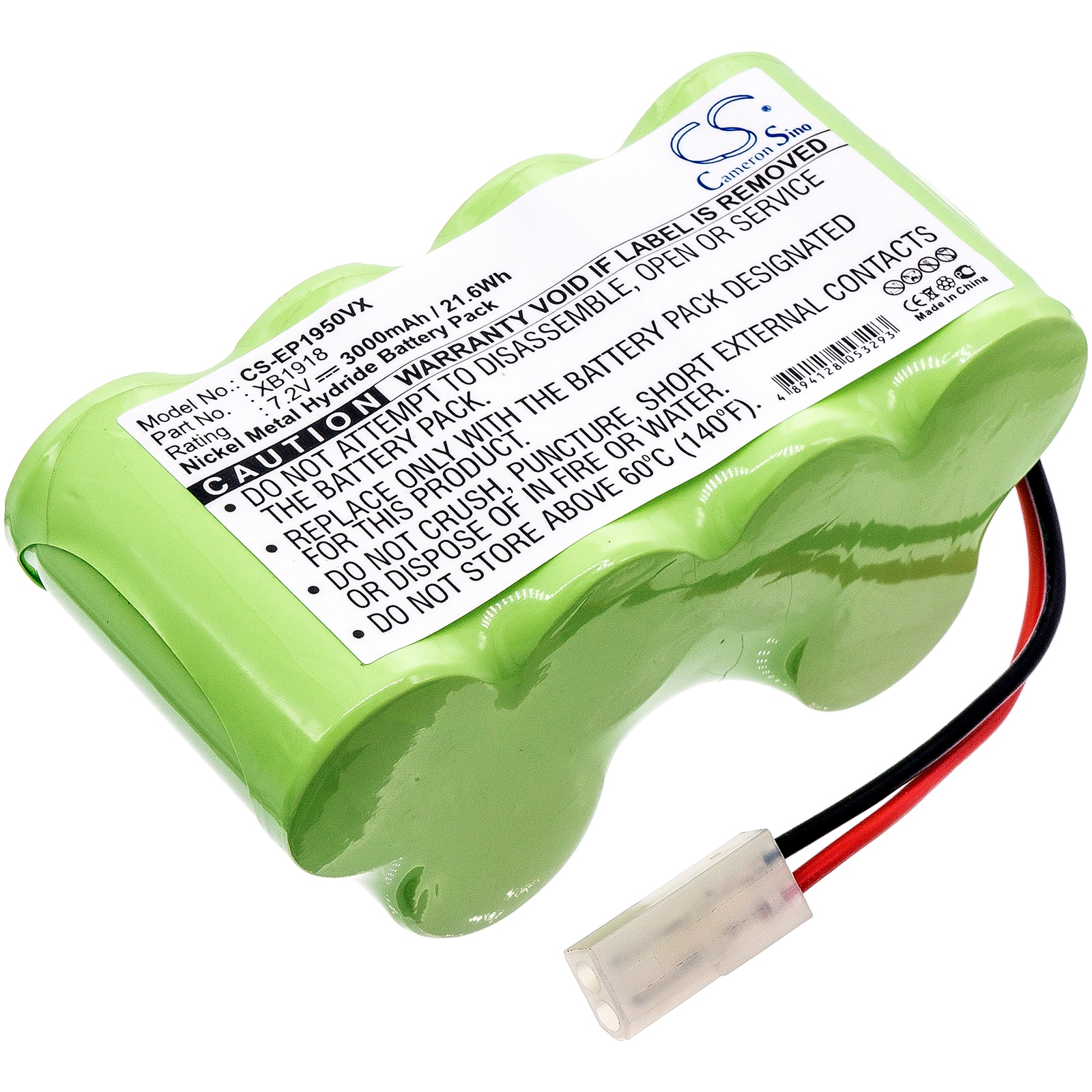 Batteri til støvsuger for Euro Pro Shark V1950, Shark V1917, Shark VX3 etc.