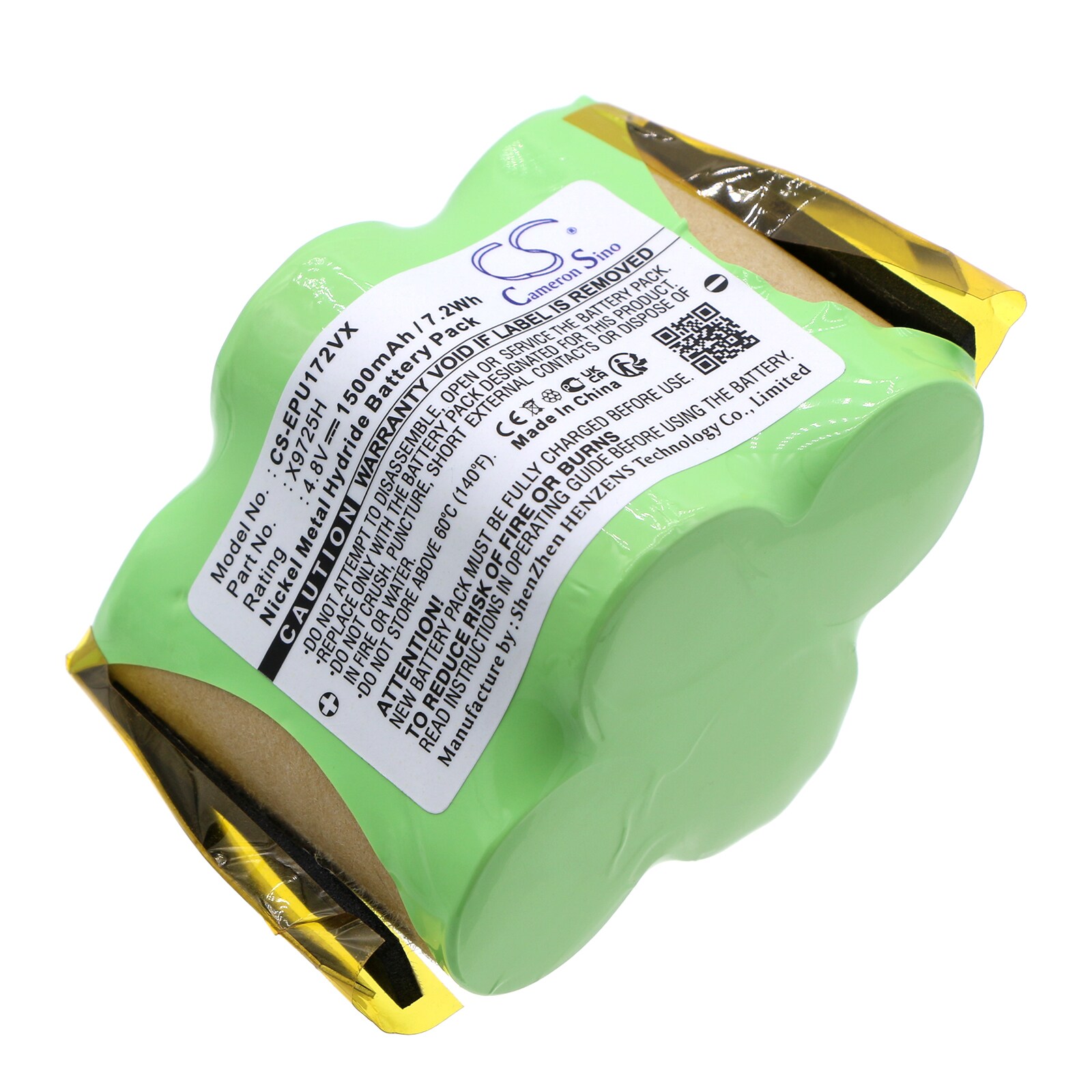 Batteri til støvsuger for Euro Pro Shark V1720, Shark V1725, Shark V1725H