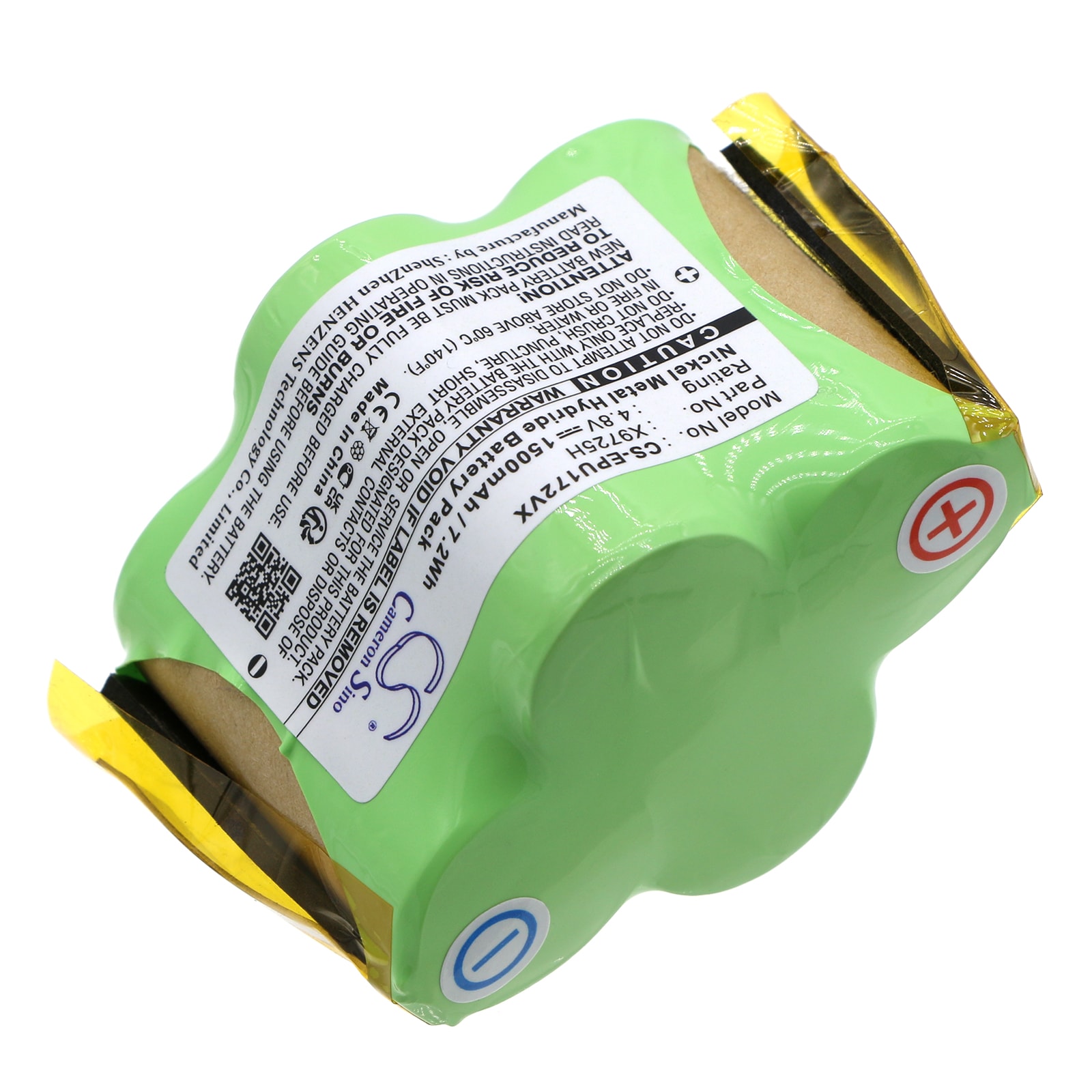 Batteri til støvsuger for Euro Pro Shark V1720, Shark V1725, Shark V1725H