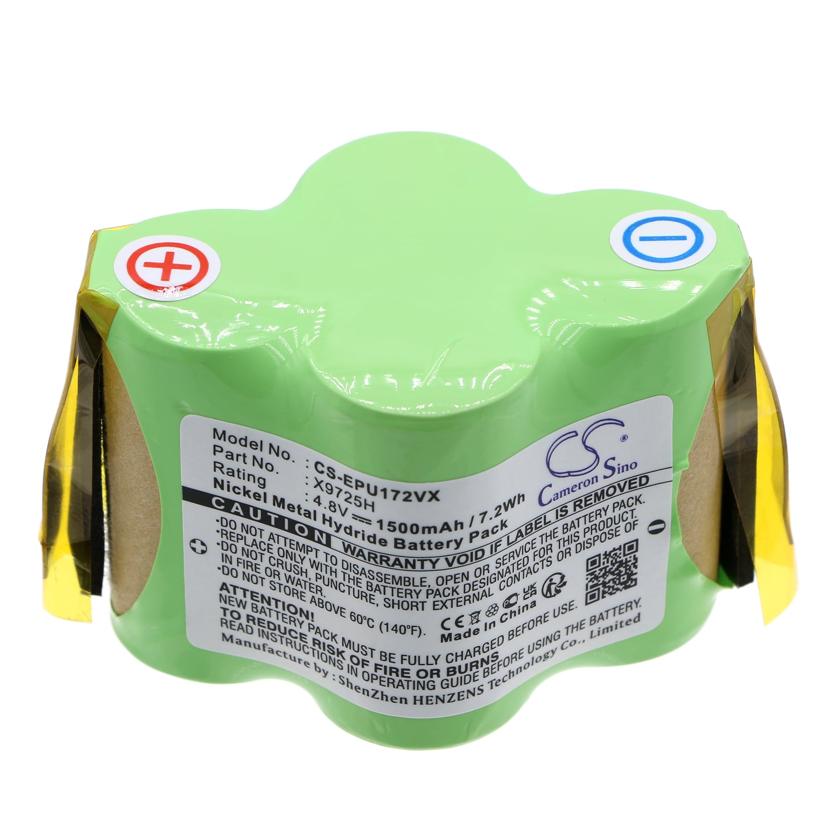 Batteri til støvsuger for Euro Pro Shark V1720, Shark V1725, Shark V1725H