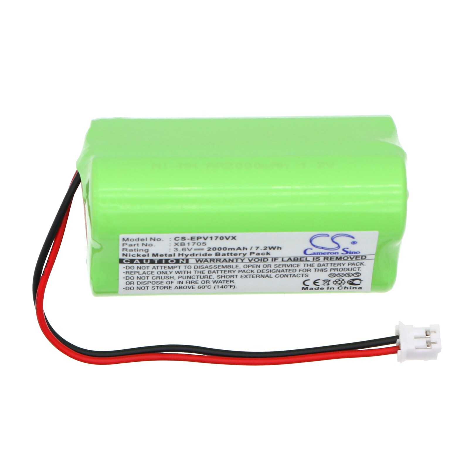 Batteri til støvsuger for Euro Pro Shark V1705, Shark V1705i
