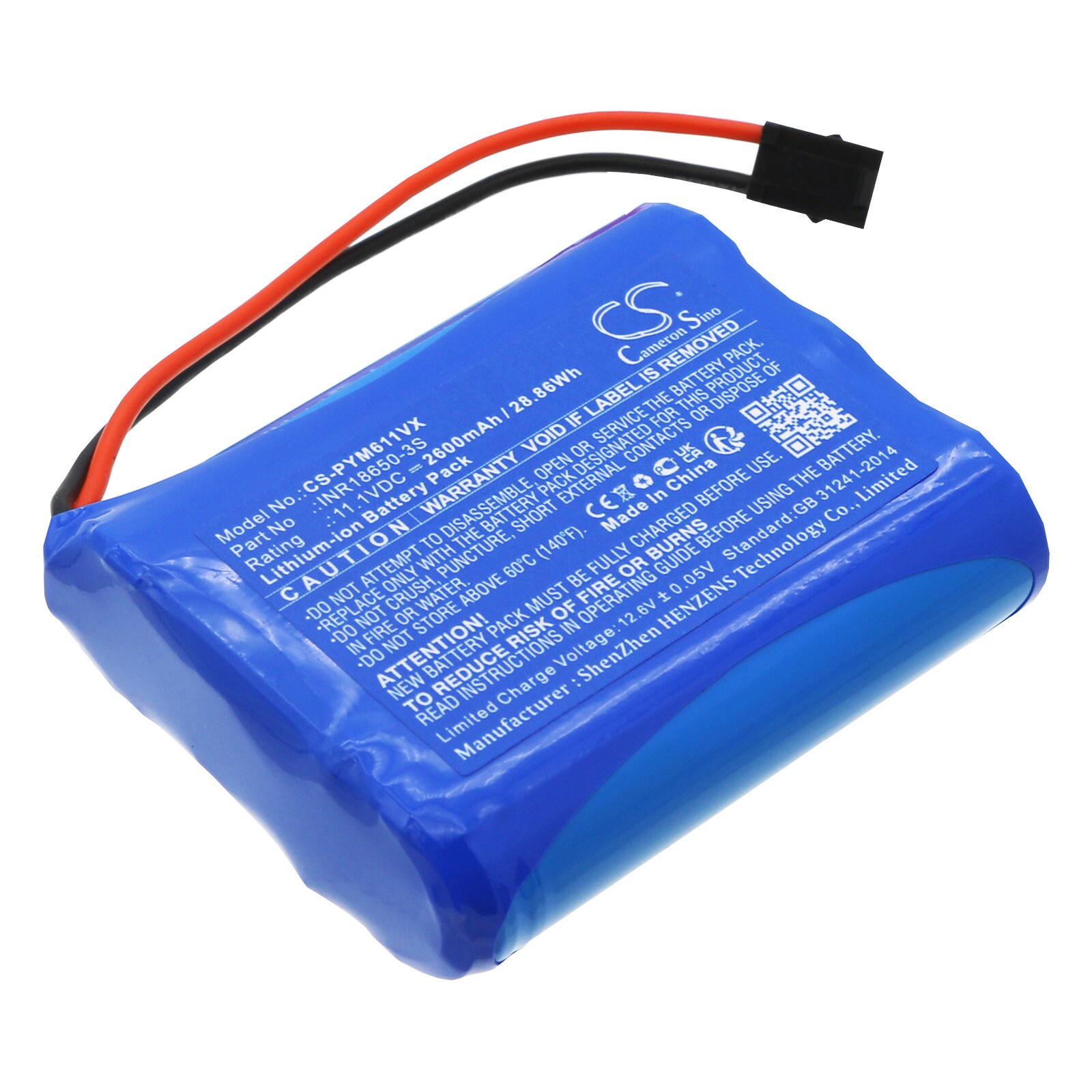Batteri for vakuum til PUPPYOO V-M611, V-M611A