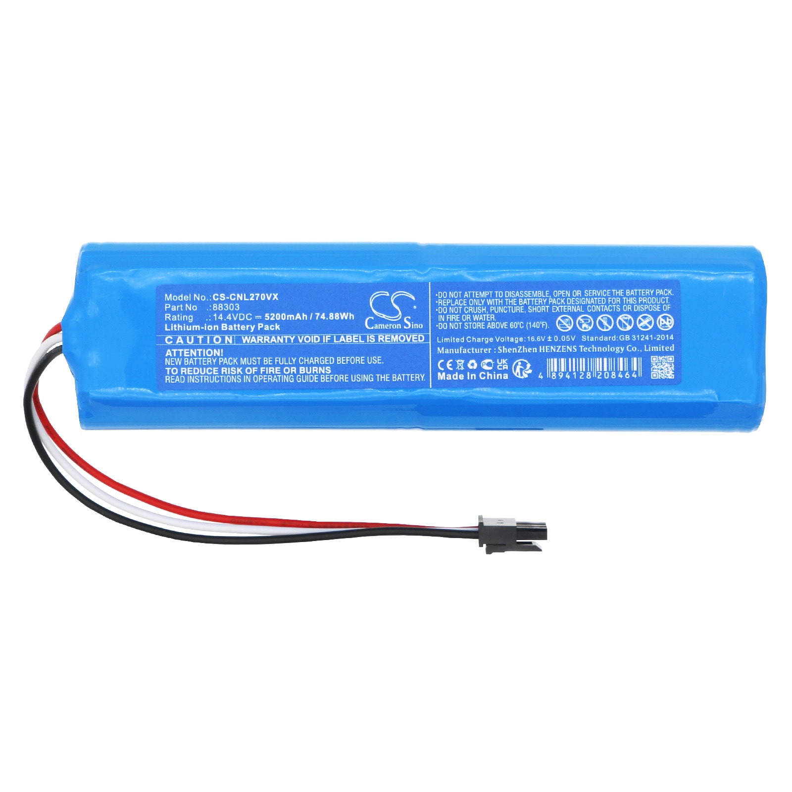 Batteri til vakuum for Ikohs Create Netbot LS23+, Netbot LS27, Netbot S27