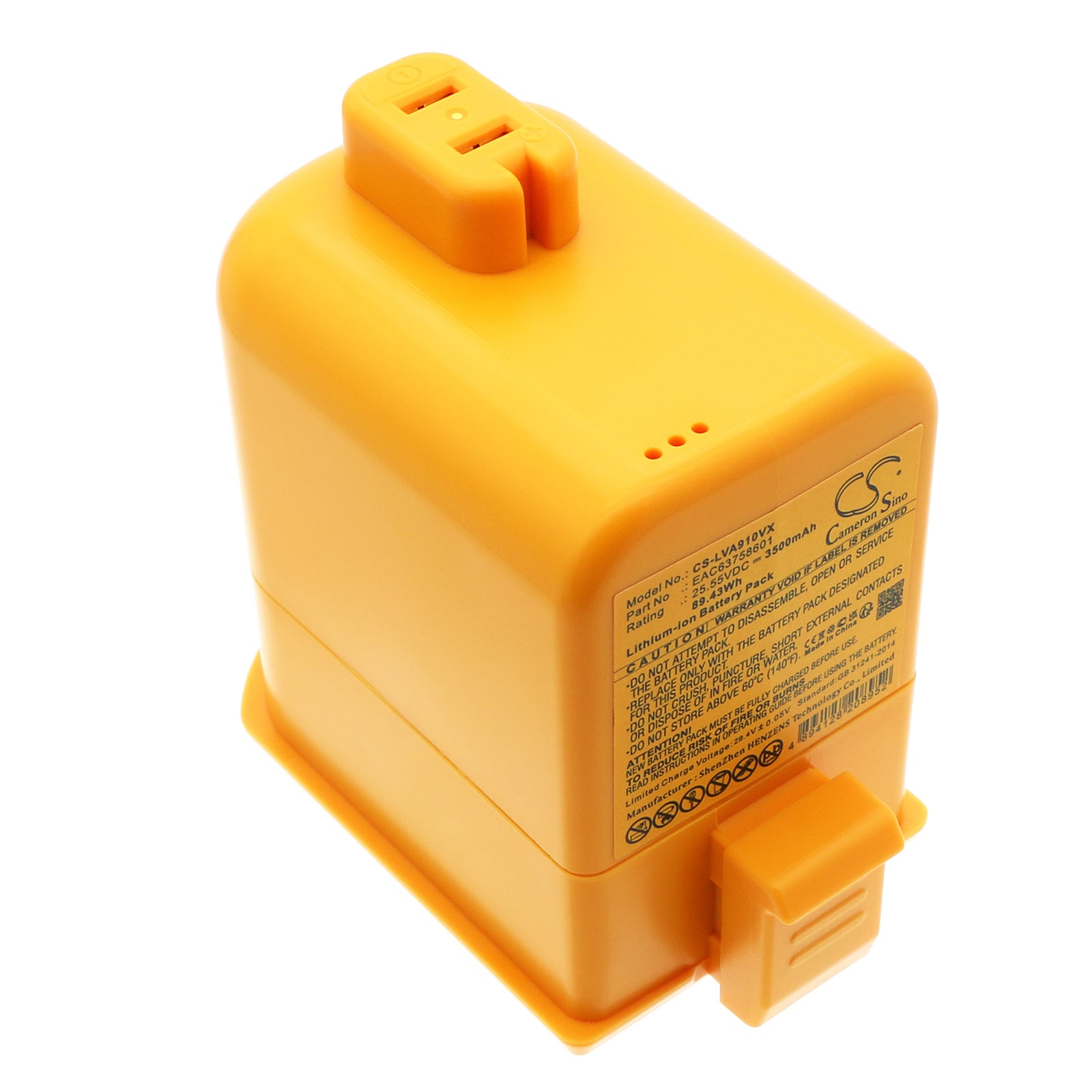 Batteri for støvsuger til LG A902RM, A929KVM, Cord Zero A9 og andre.