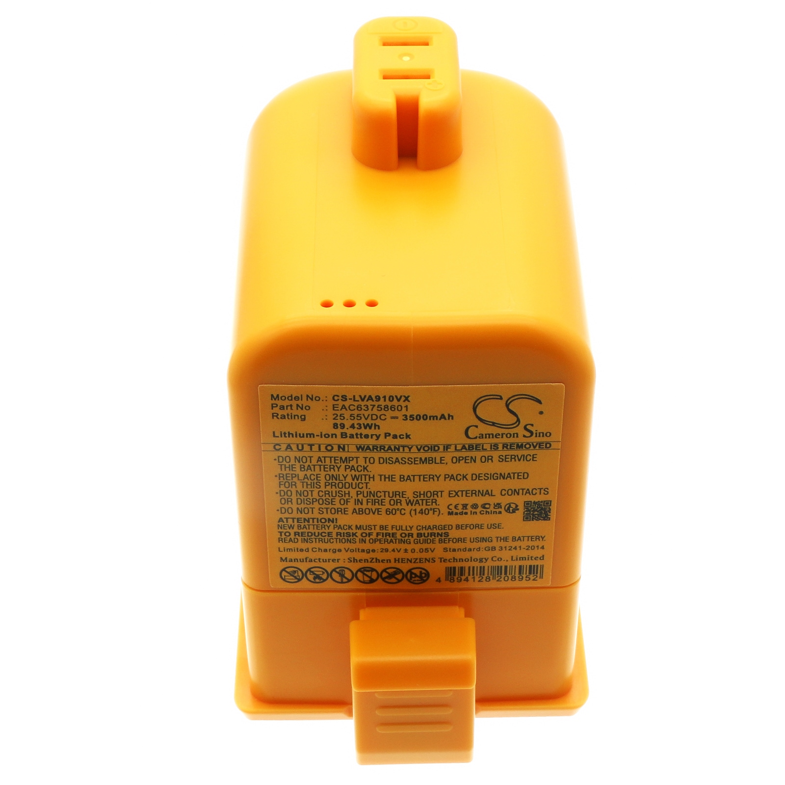 Batteri for støvsuger til LG A902RM, A929KVM, Cord Zero A9 og andre.