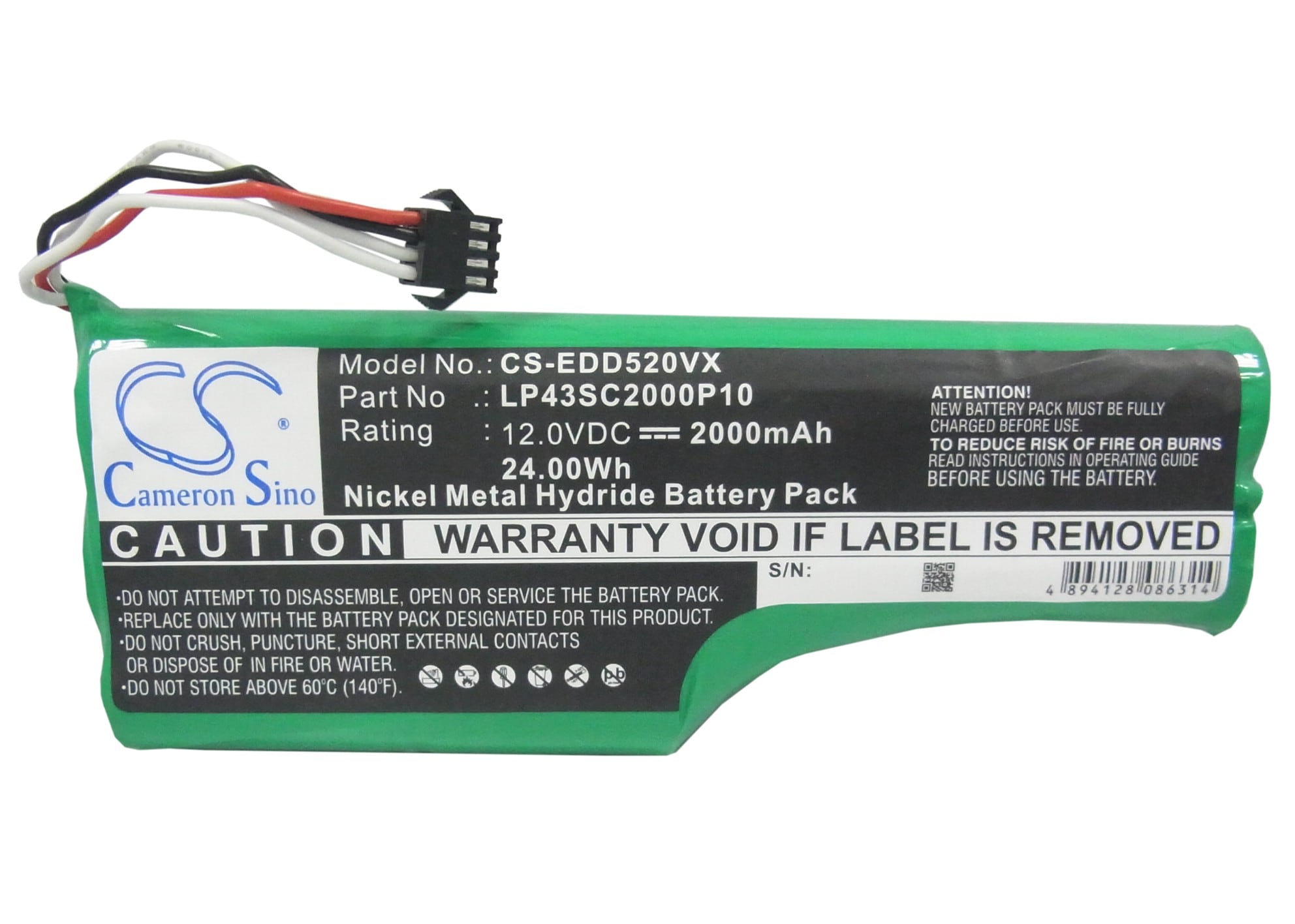 Batteri for støvsuger til Ecovacs Deebot D520, Deebot D526, T3 og andre.