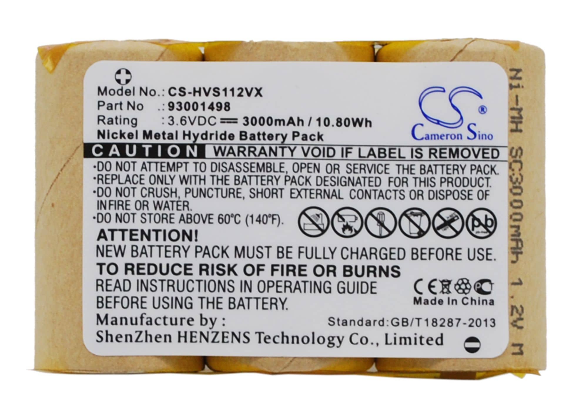Batteri til støvsuger for Hoover S1120