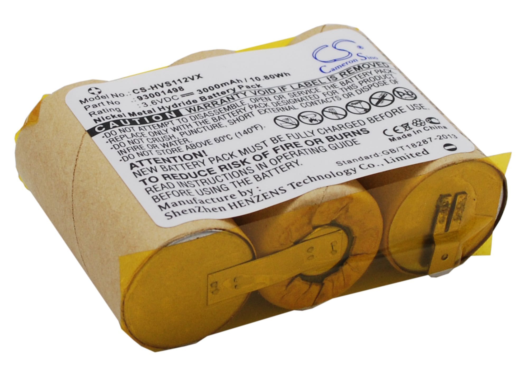 Batteri til støvsuger for Hoover S1120