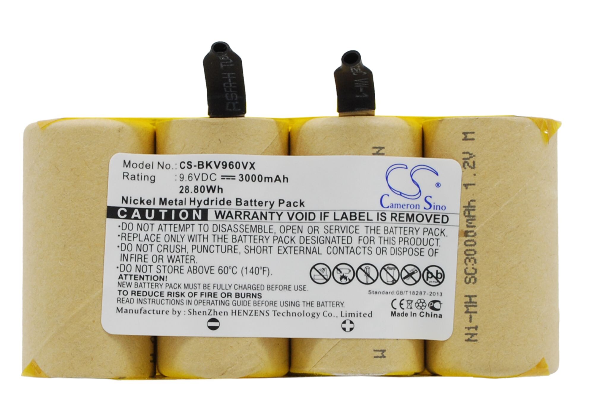 Batteri for støvsuger til Black&Decker DV9605