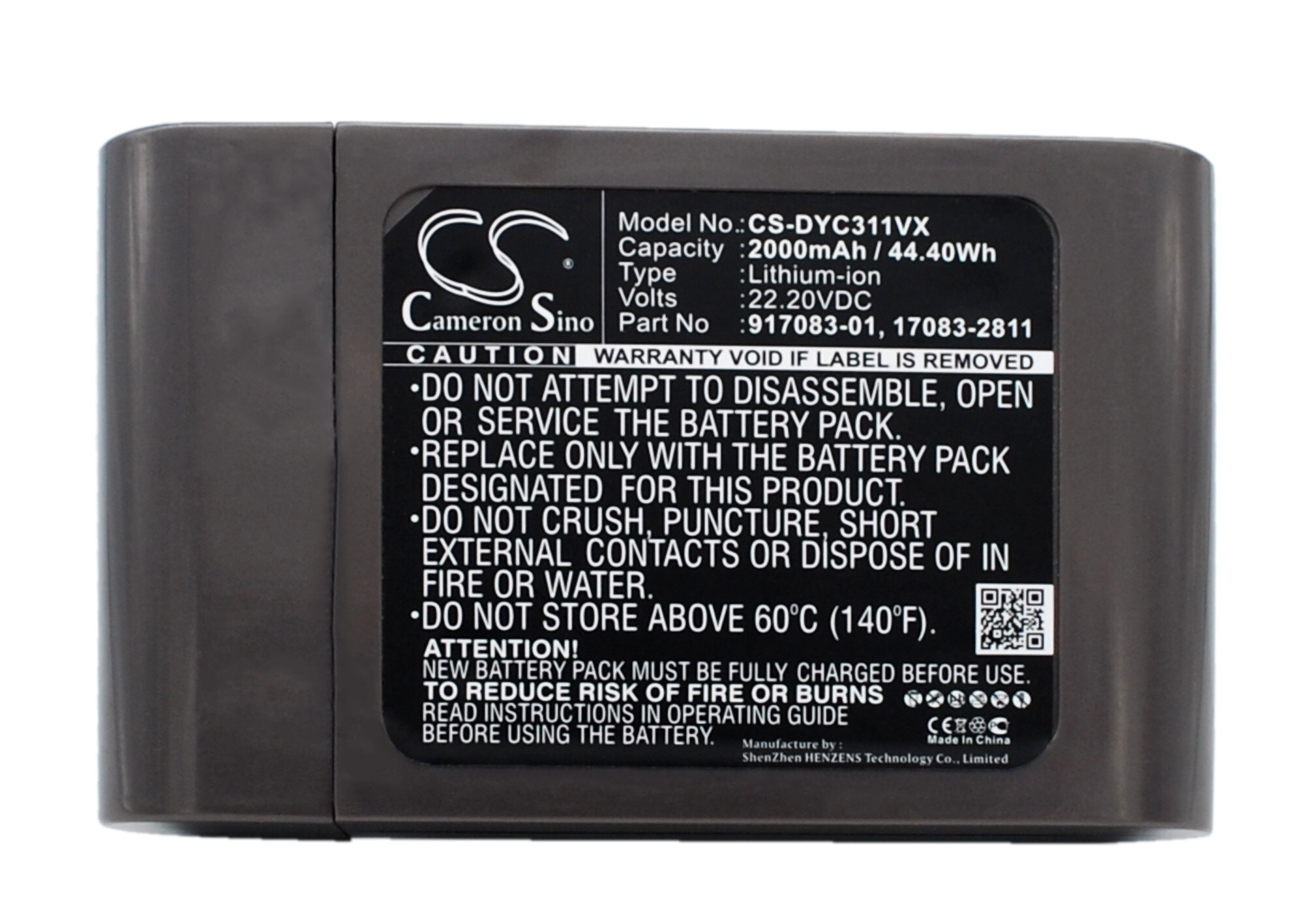 Batteri for støvsuger til Dyson DC31, DC34, DC35 osv.