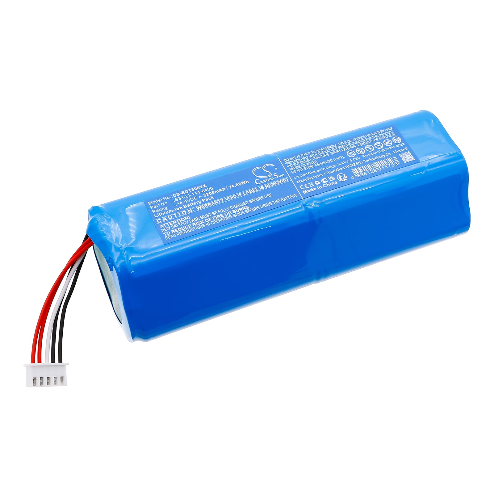 Batteri for støvsuger til Ecovacs DSX39, T30S OMNI, T30S Pro