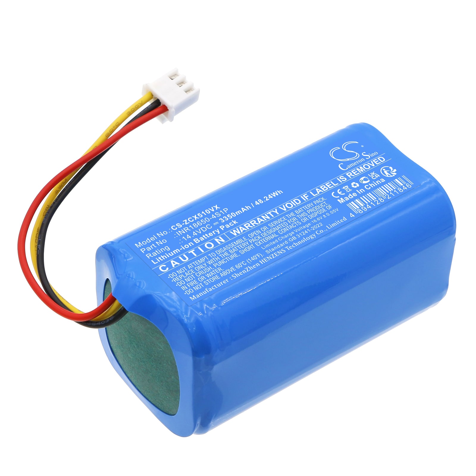 Batteri for støvsuger til EZIclean Aqua connect S200, Aqua connect S250 osv.