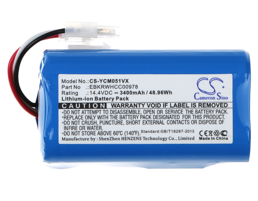 Batteri for vakuum til iCLEBO YCR-M05-10, YCR-M05-11, YCR-M05-20 osv.