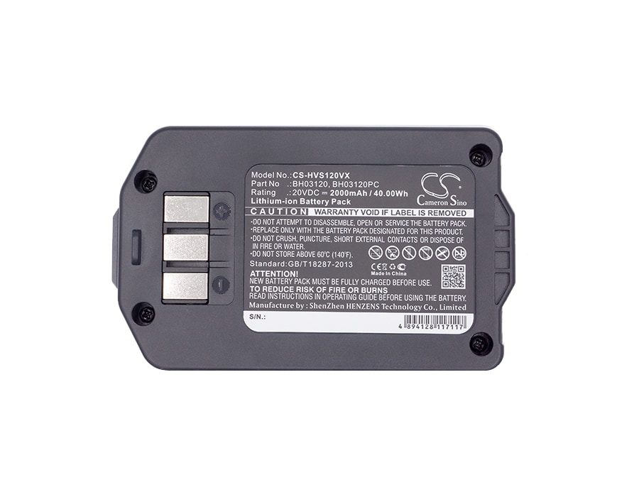Batteri for støvsuger til Hoover Air Cordless 2-i-1 Deluxe Stick, håndholdt støvsuger osv.