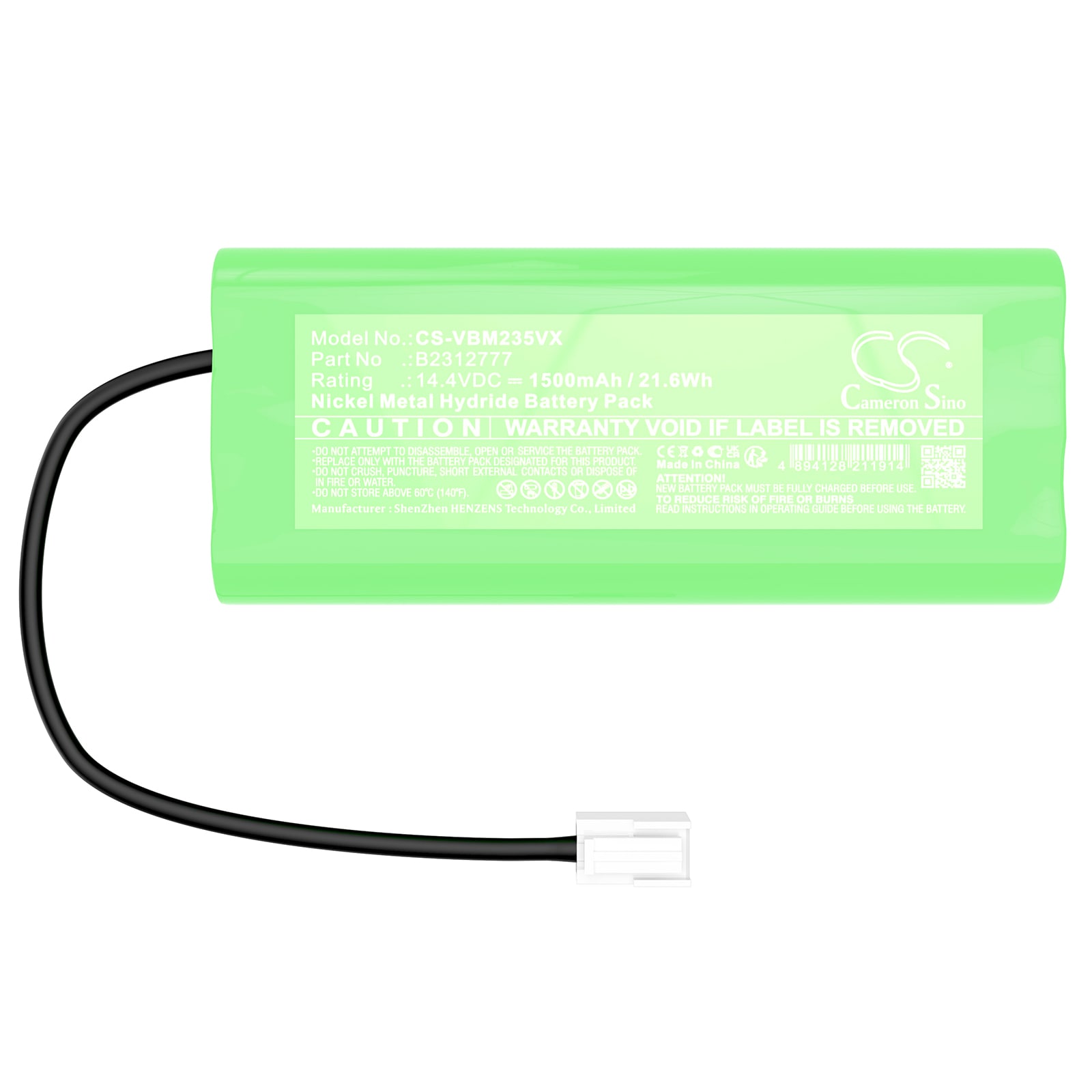 Batteri for støvsuger til VBOT M235, M8, My Mini Robot
