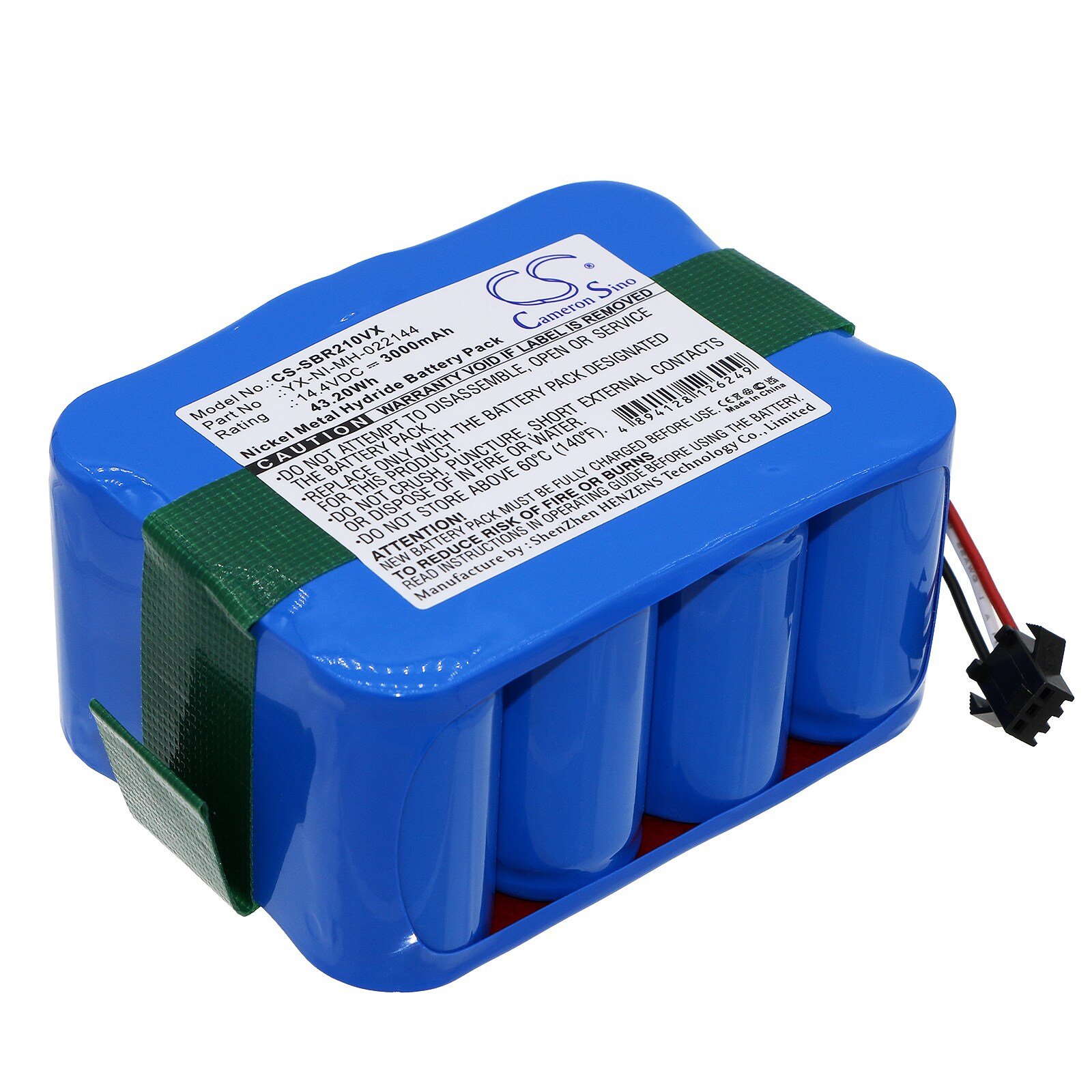 Batteri for støvsuger til Vileda XR210, XR510, KV8