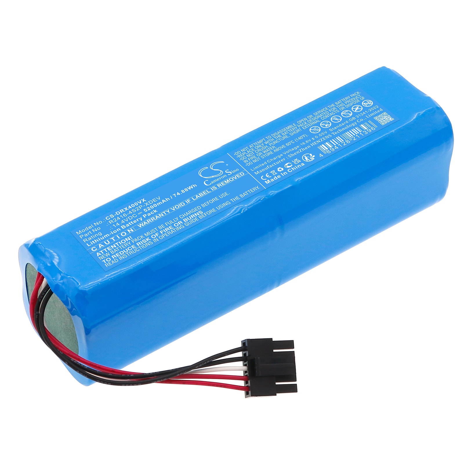Batteri for støvsuger til Dreame X40 Master, RLX73CE