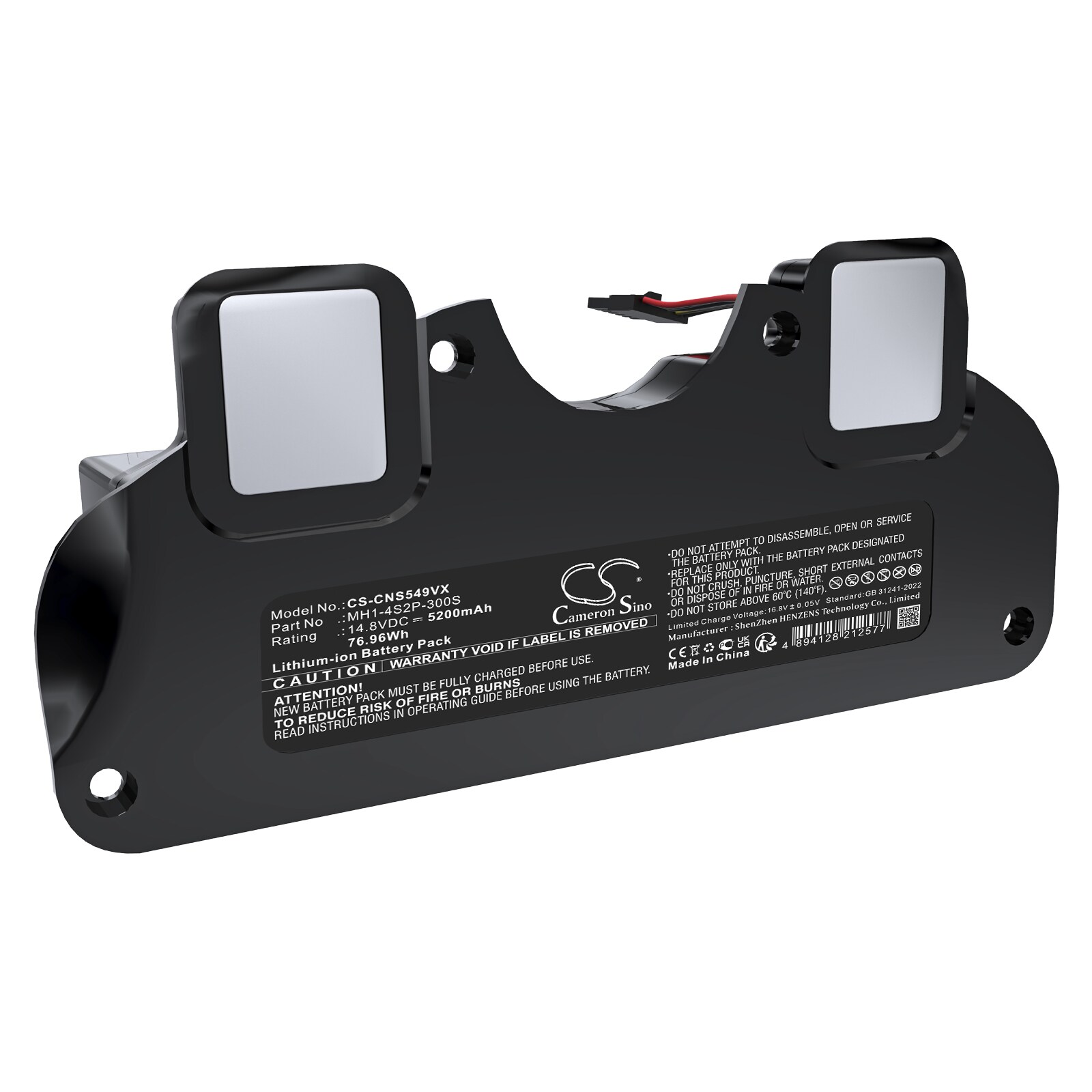 Batteri for vakuum til CECOTEC Conga 5090, Conga 5490, Conga 6090 osv.