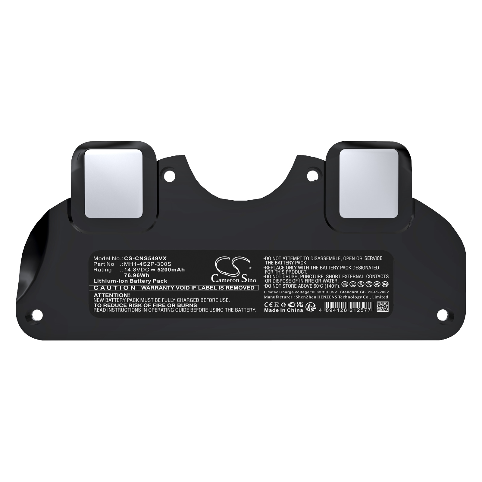 Batteri for vakuum til CECOTEC Conga 5090, Conga 5490, Conga 6090 osv.