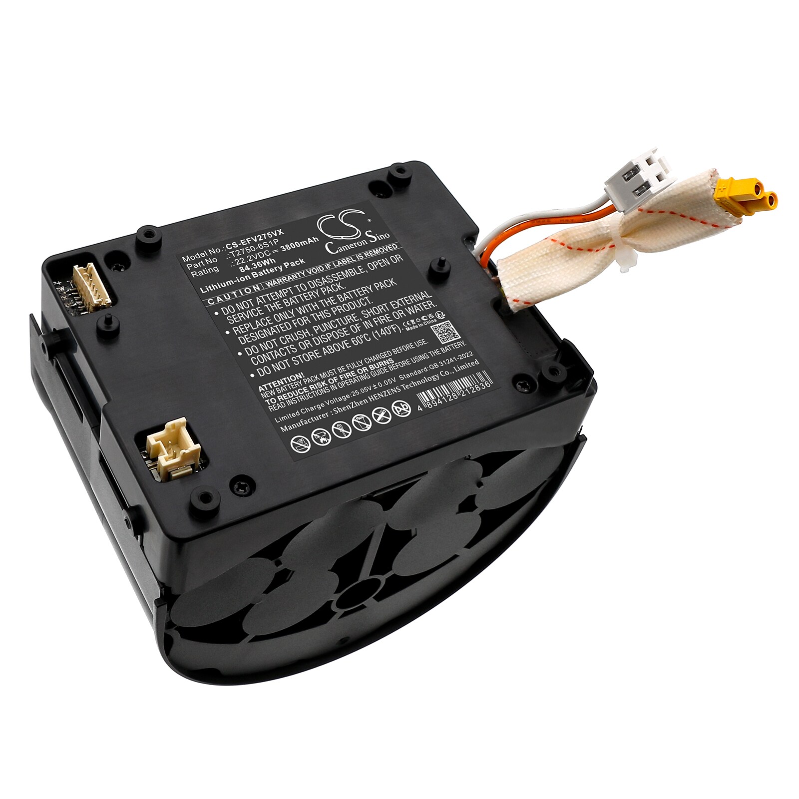 Batteri for støvsuger til Eufy Mach V1 T2750 Wet & Dry, T2750G11