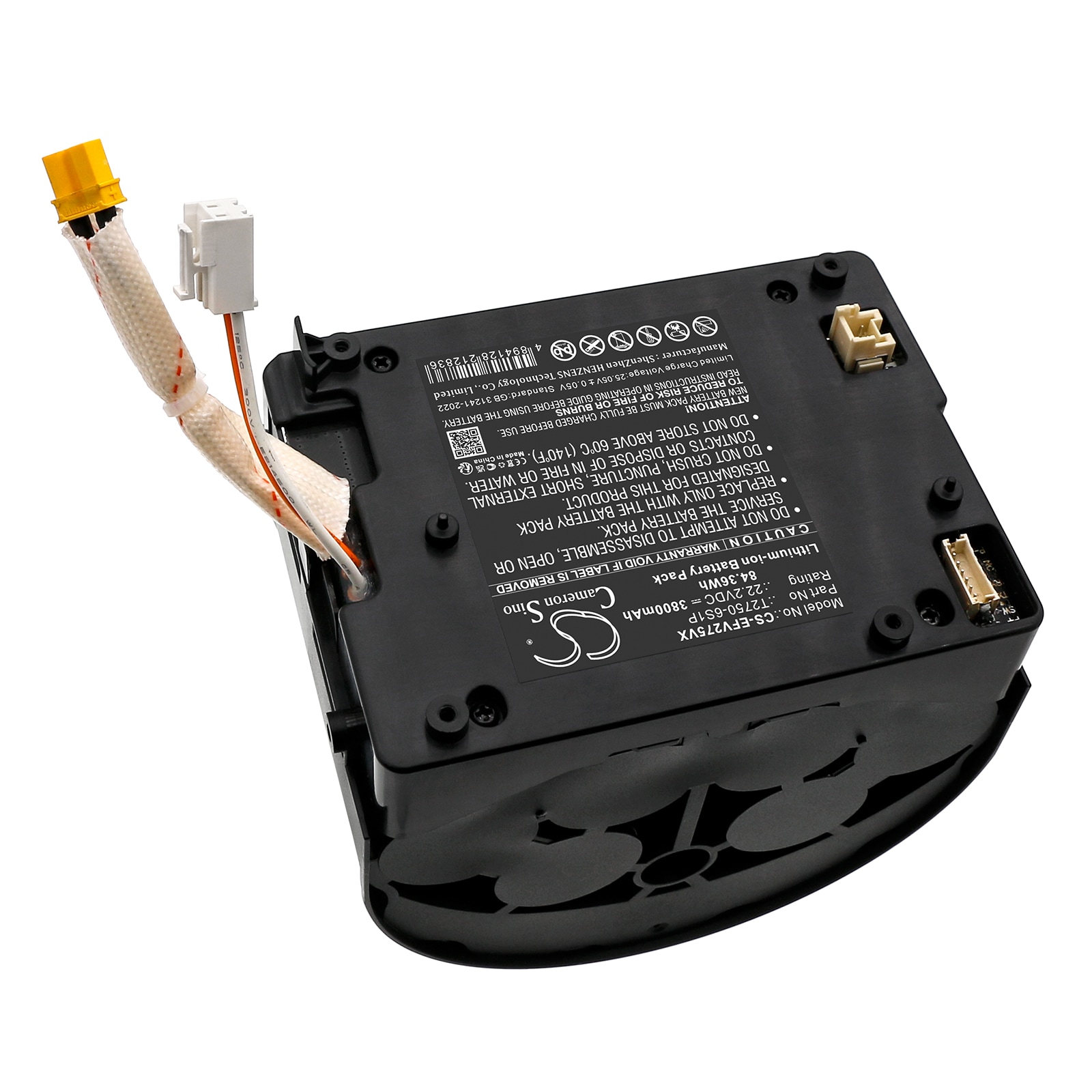 Batteri for støvsuger til Eufy Mach V1 T2750 Wet & Dry, T2750G11