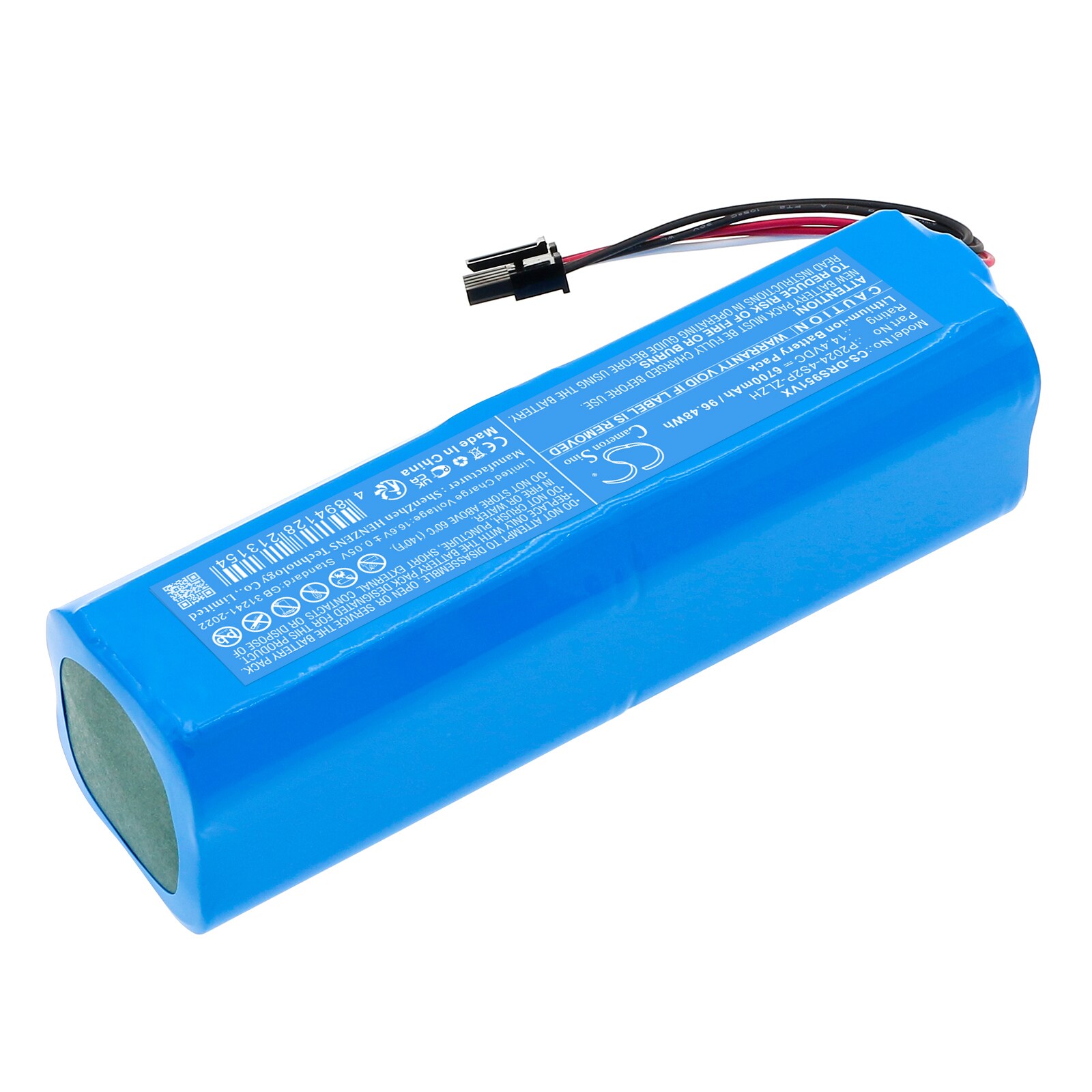 Batteri for støvsuger til Dreame RLS95HE, S30 Pro Ultra, S40 osv.