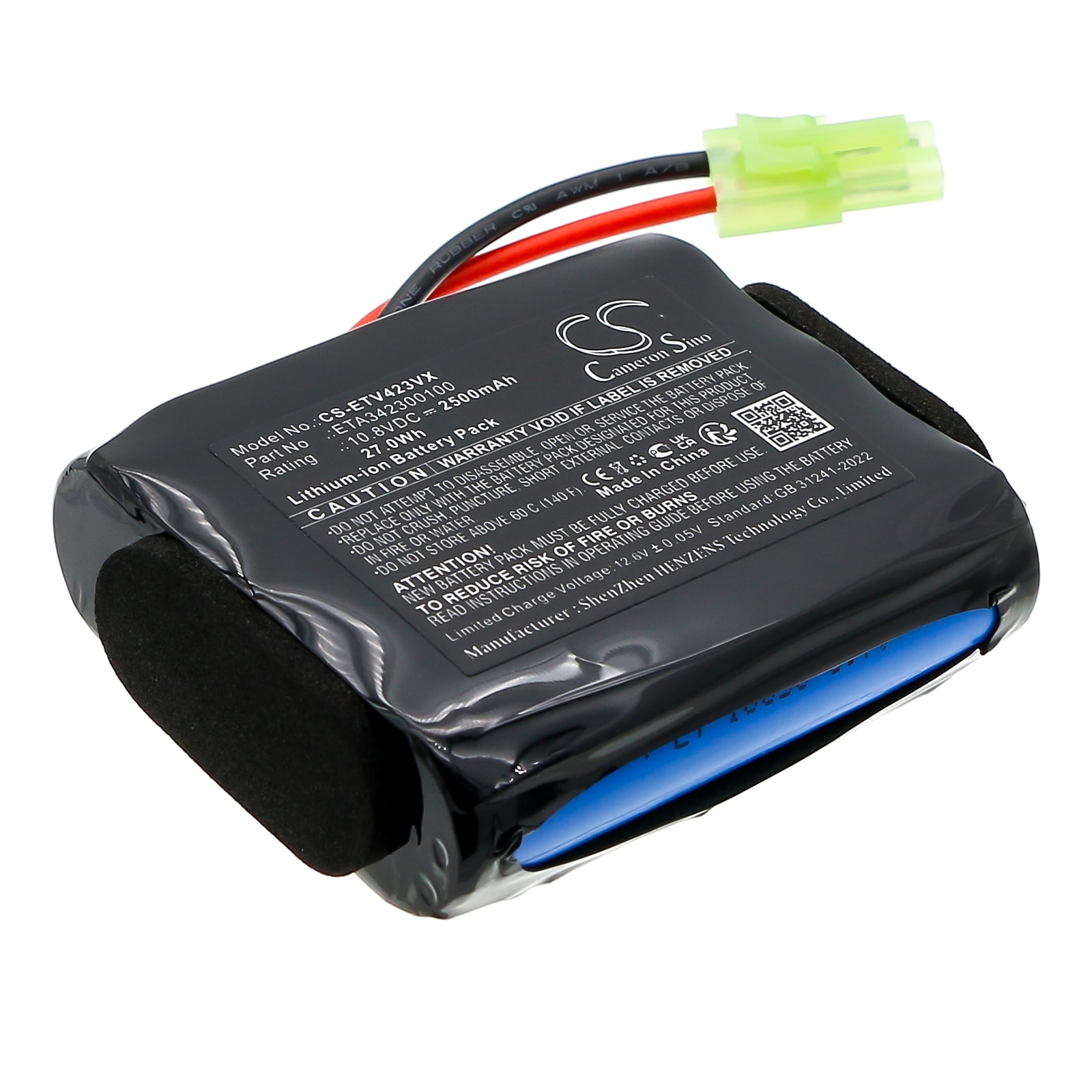 Batteri for vakuum til ETA 3423 Verto II, ETA342390000