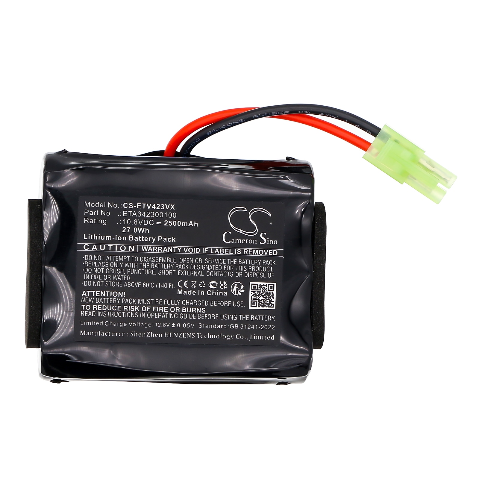 Batteri for vakuum til ETA 3423 Verto II, ETA342390000