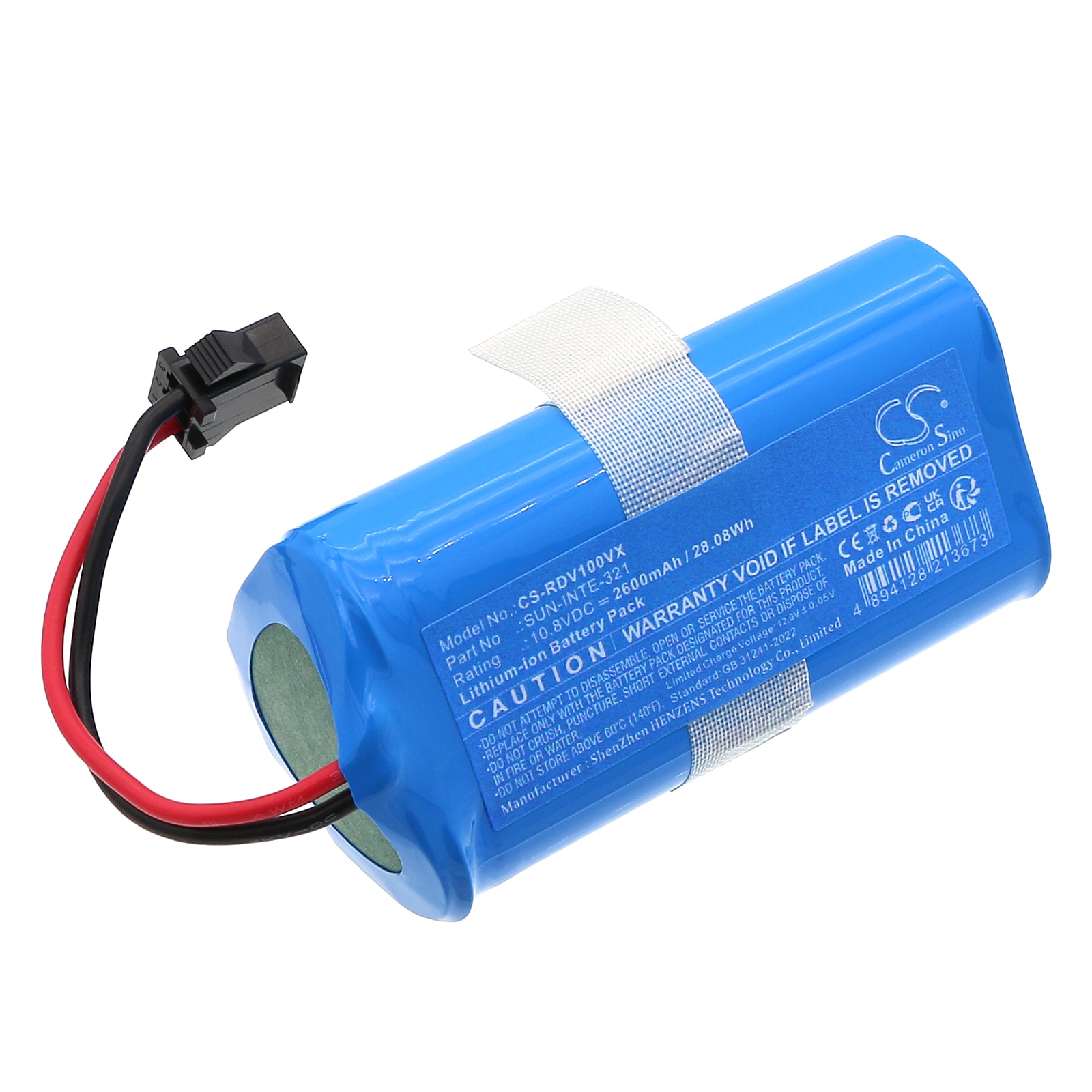 Batteri for vakuum til Lefant M501A, M501B