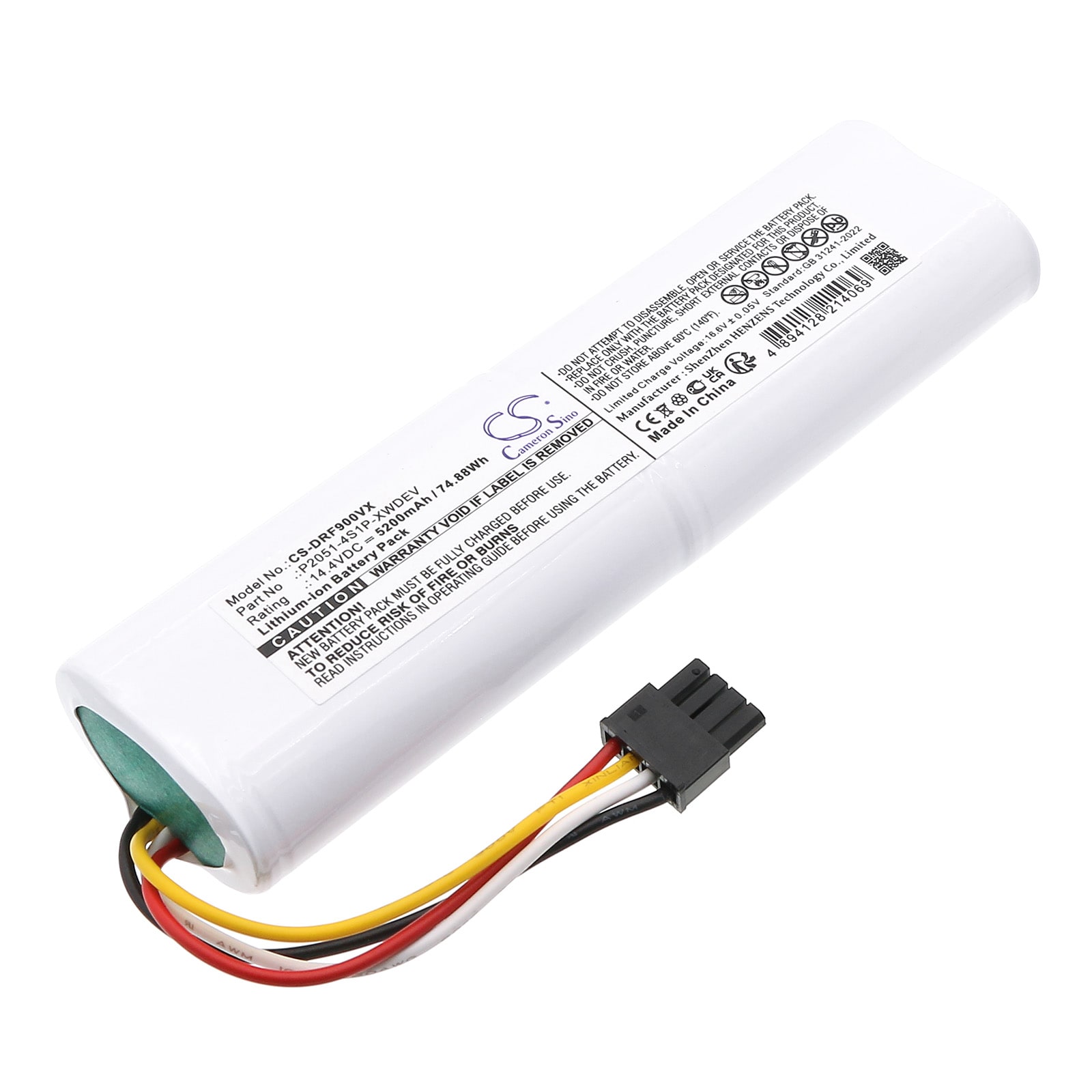 Batteri for støvsuger for Dreame D9 Plus, F9 Pro, RLD11GD etc.